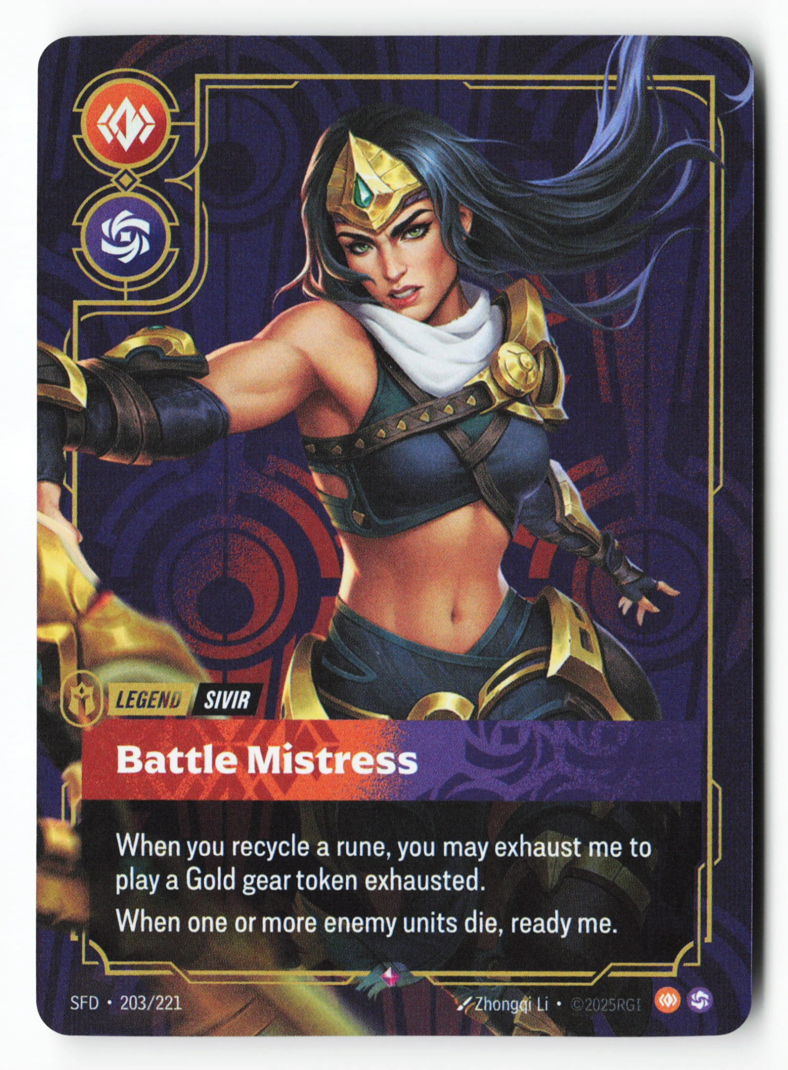 Battle Mistress (SFD 203) — Voorkant