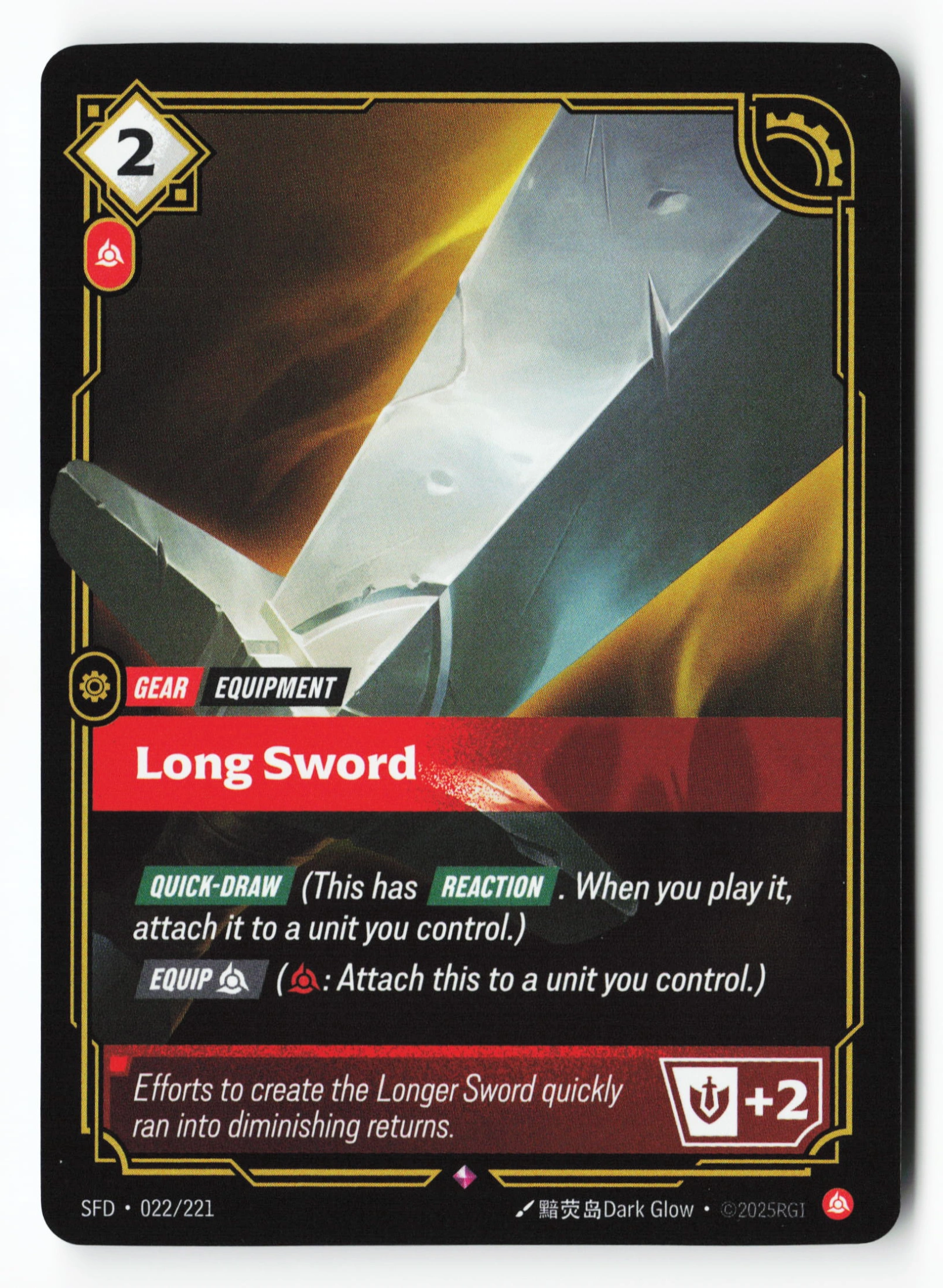 Long Sword (SFD 022) — Voorkant