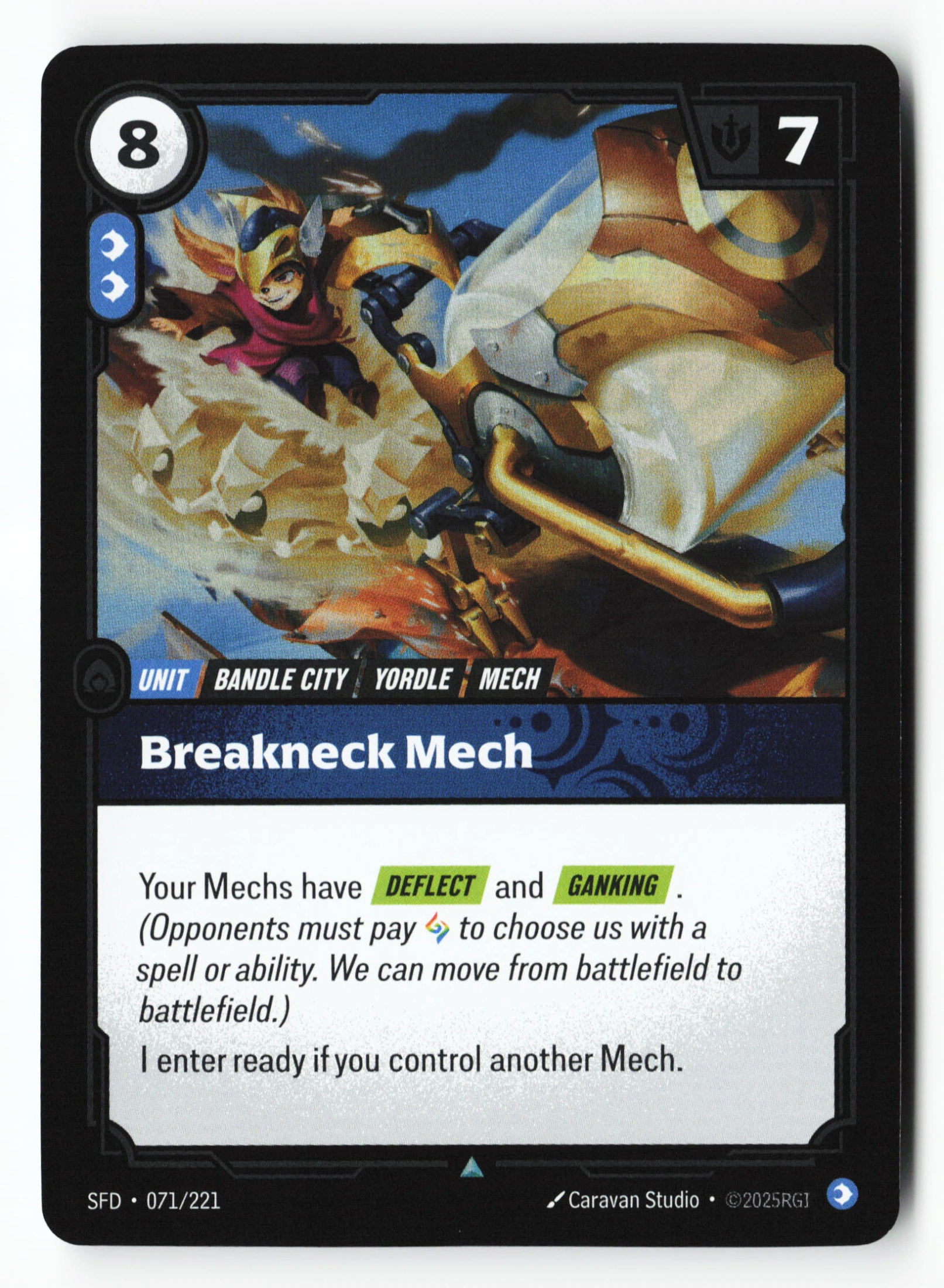 Breakneck Mech (SFD 071) — Voorkant