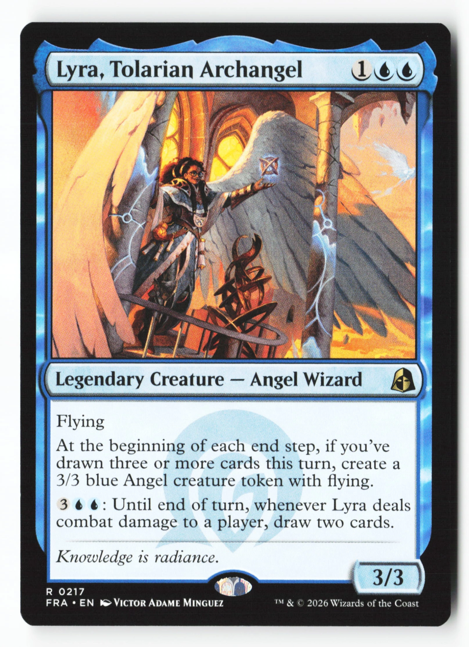 Lyra, Tolarian Archangel (FRA 217) — Voorkant