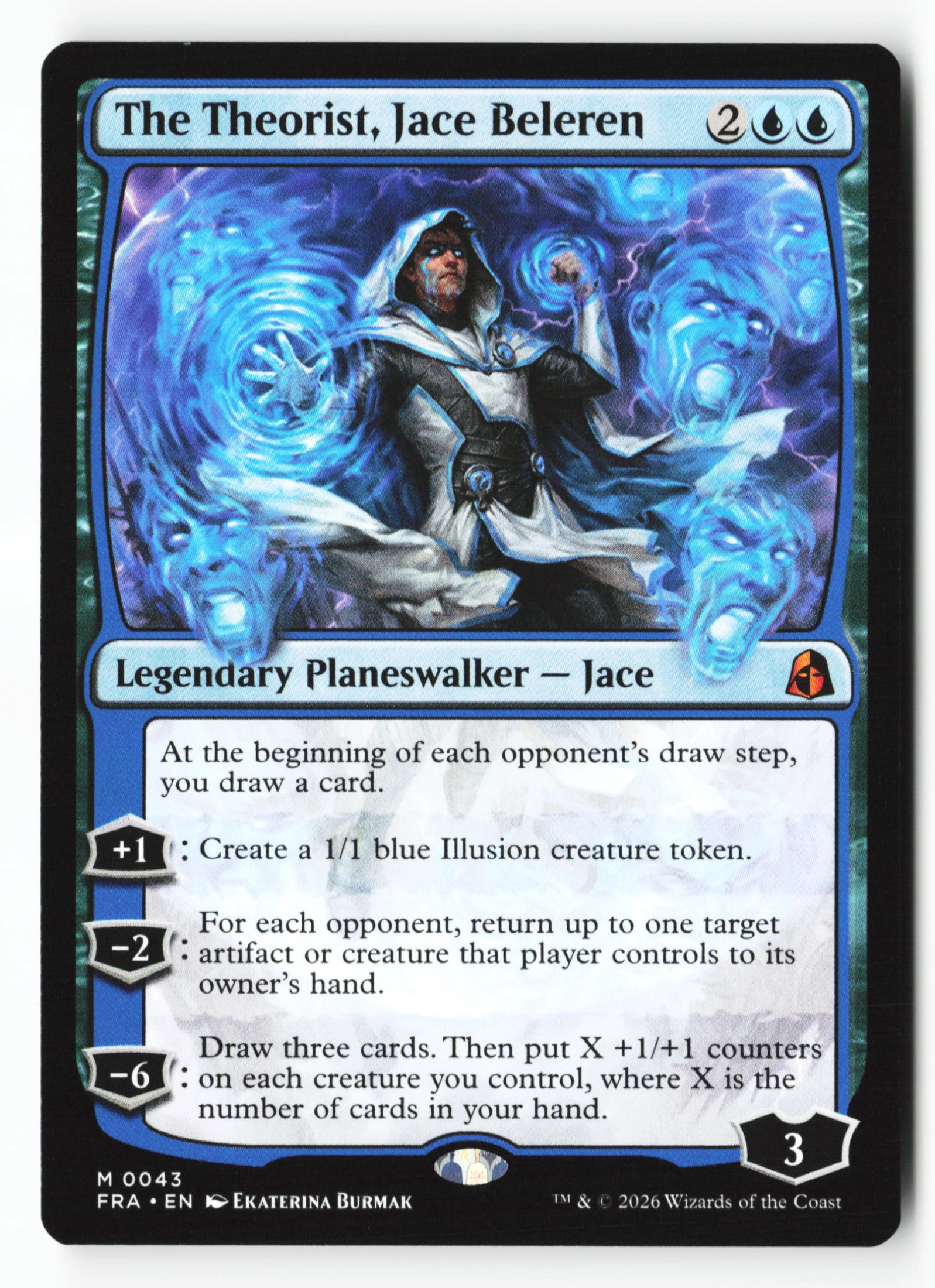 The Theorist, Jace Beleren (FRA 043) — Voorkant