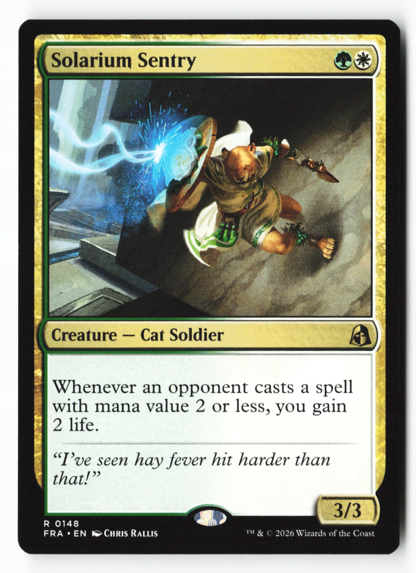 Solarium Sentry (FRA 148) — Voorkant