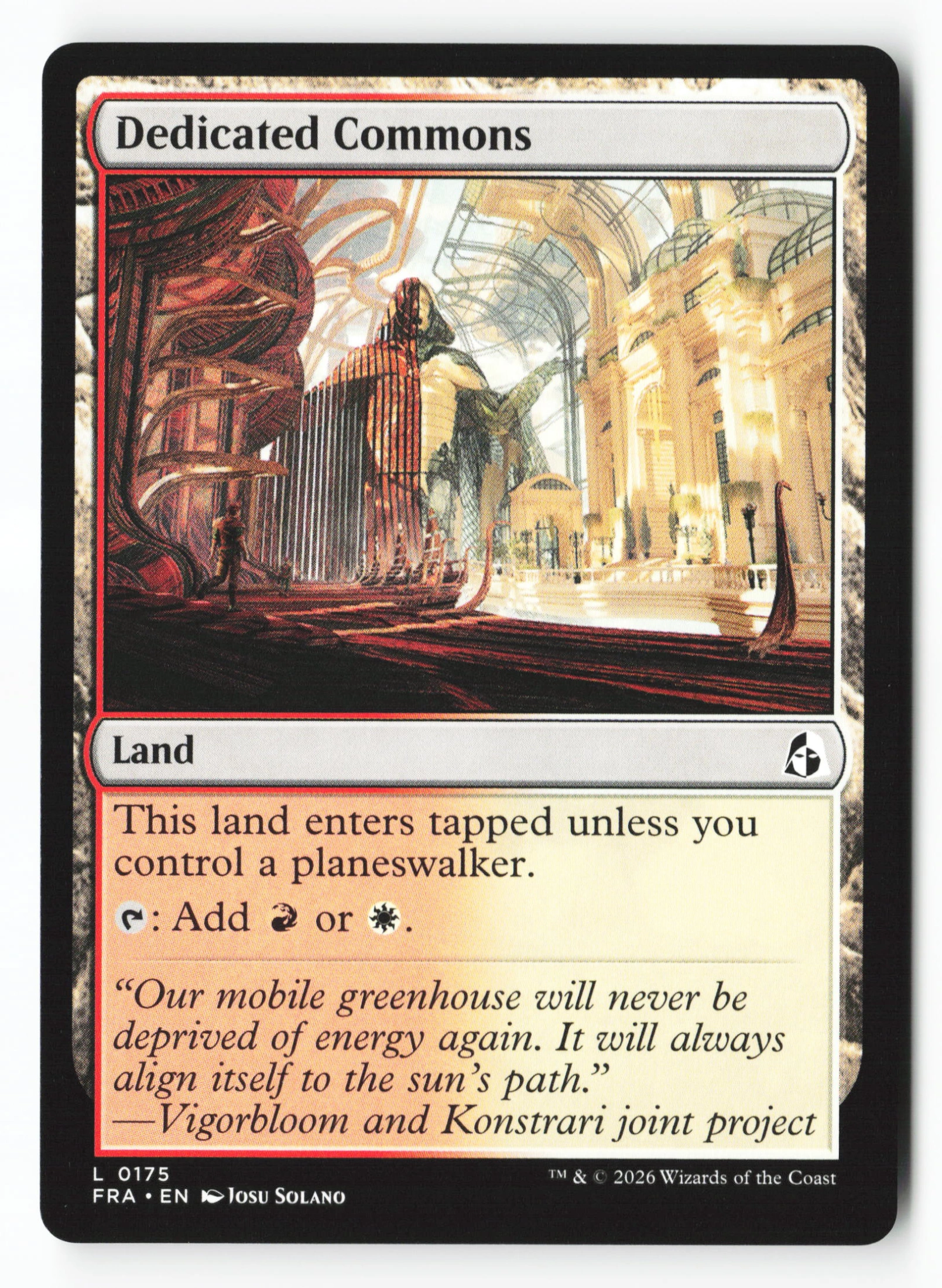Dedicated Commons (FRA 175) — Voorkant