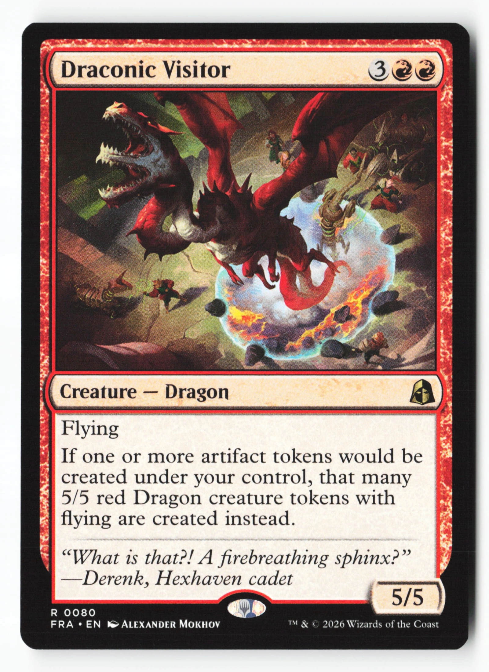 Draconic Visitor (FRA 080) — Voorkant