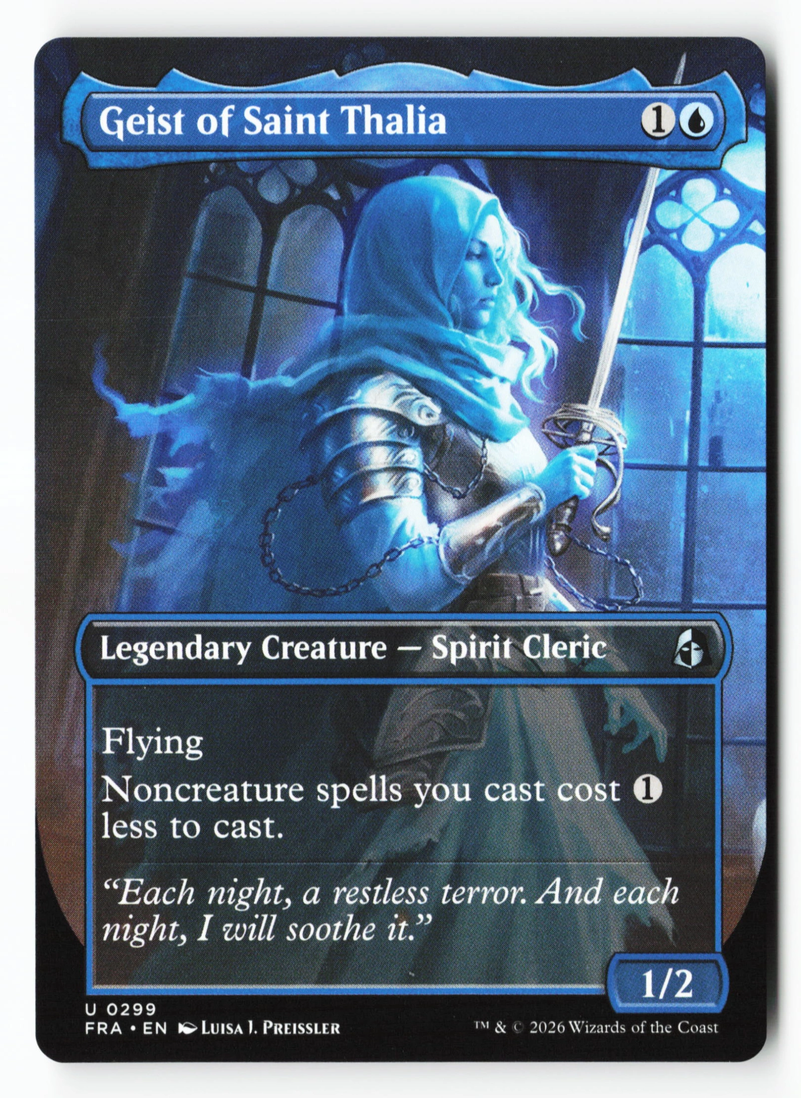 Geist of Saint Thalia (FRA 299) — Voorkant