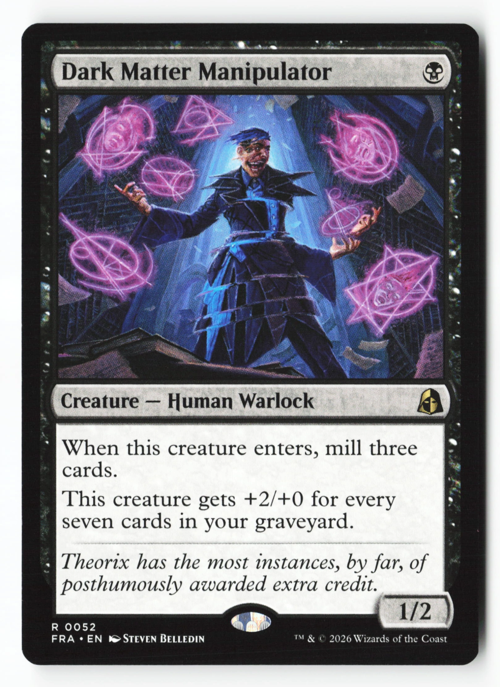 Dark Matter Manipulator (FRA 052) — Voorkant