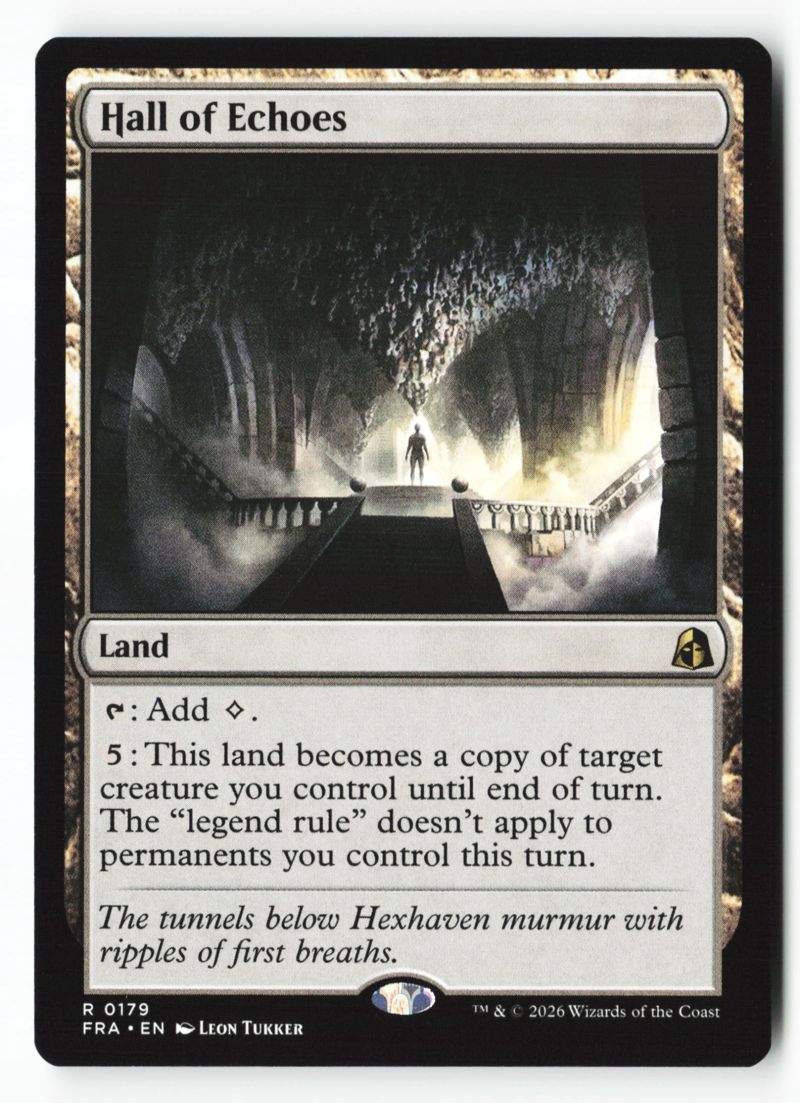 Hall of Echoes (FRA 179) — Voorkant