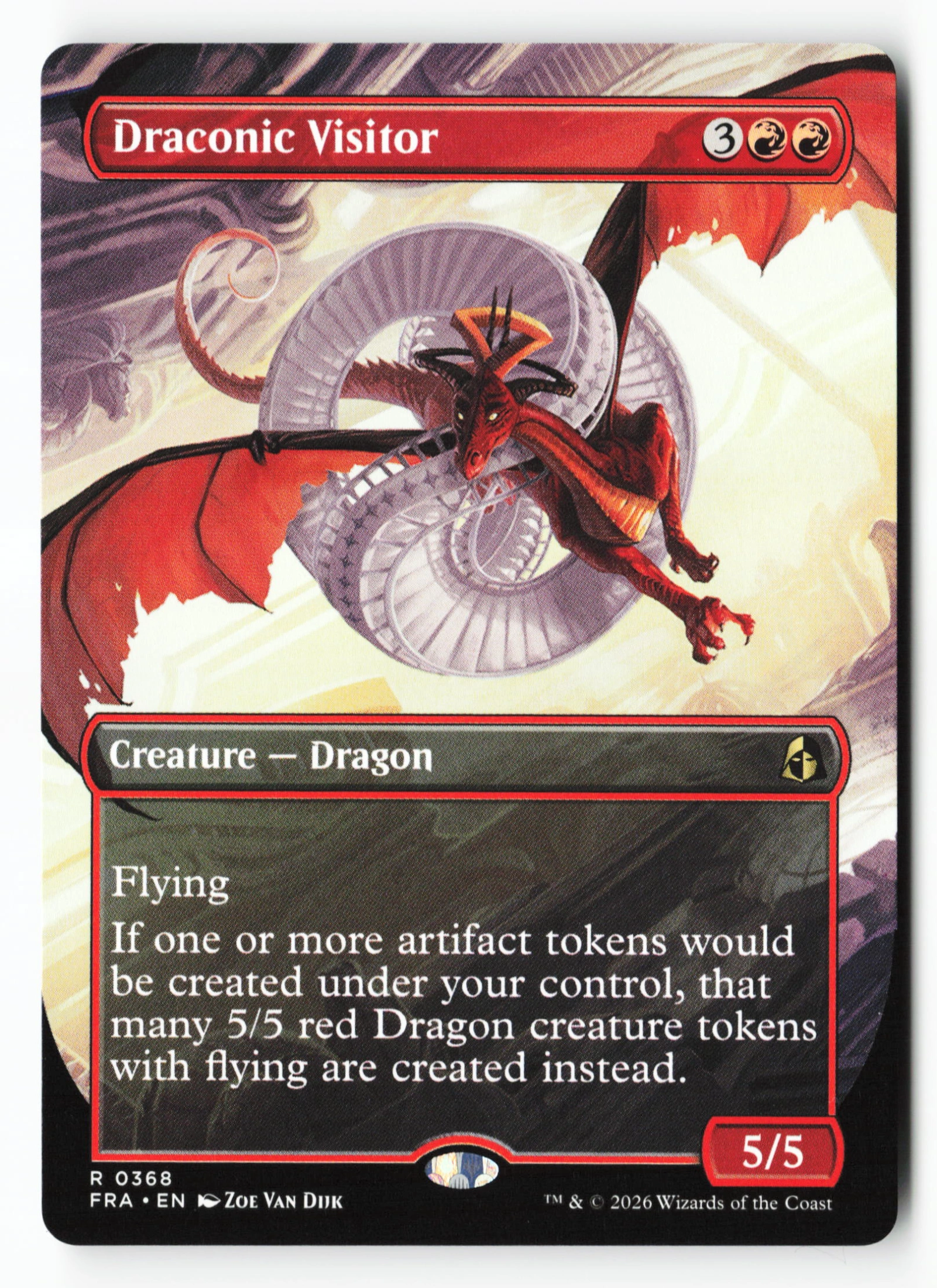 Draconic Visitor (FRA 368) — Voorkant