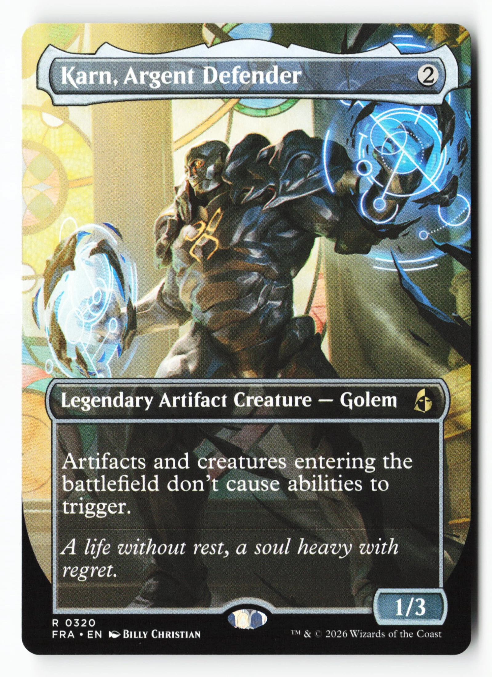 Karn, Argent Defender (FRA 320) — Voorkant
