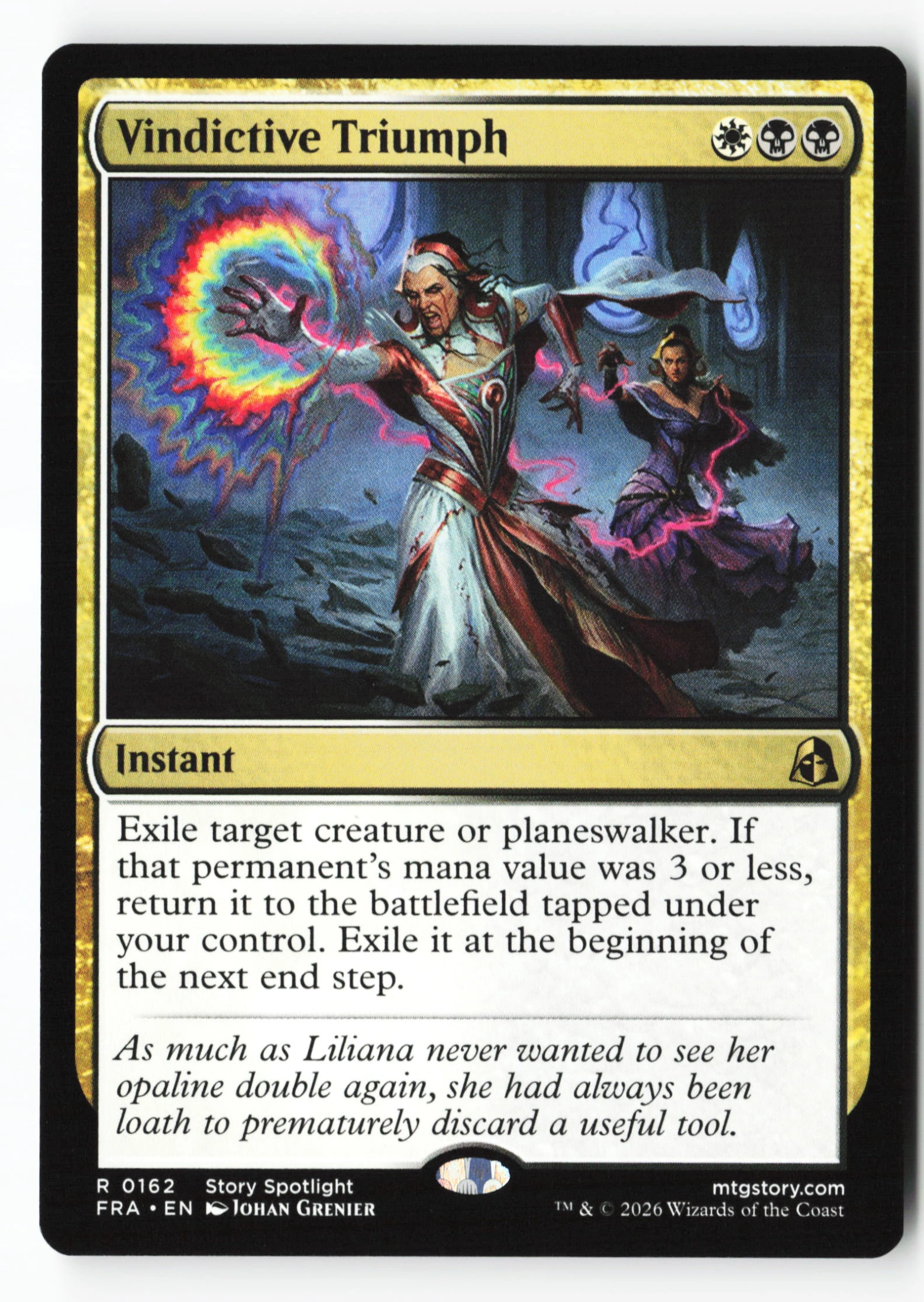 Vindictive Triumph (FRA 162) — Voorkant