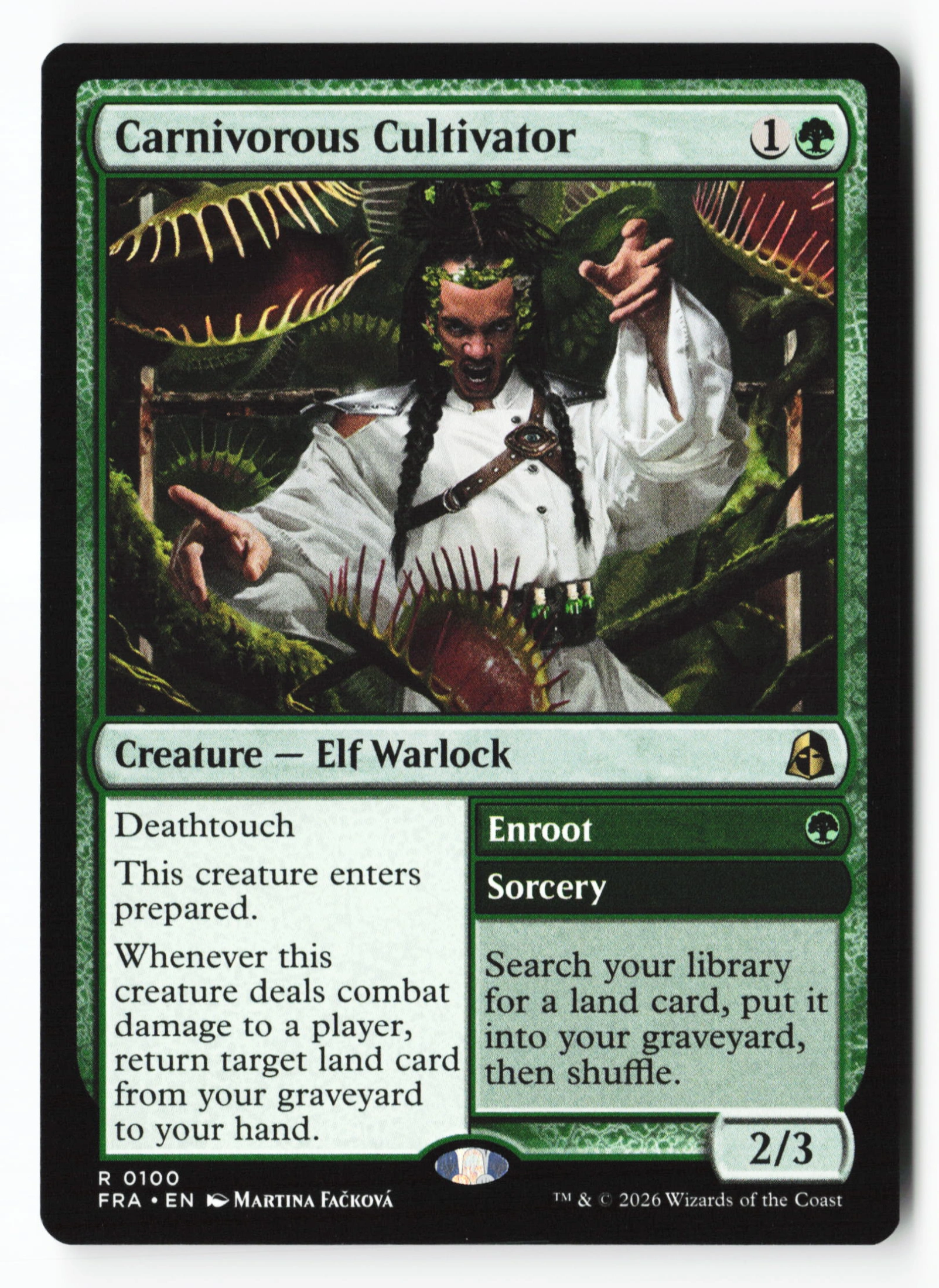 Carnivorous Cultivator // Enroot (FRA 100) — Voorkant