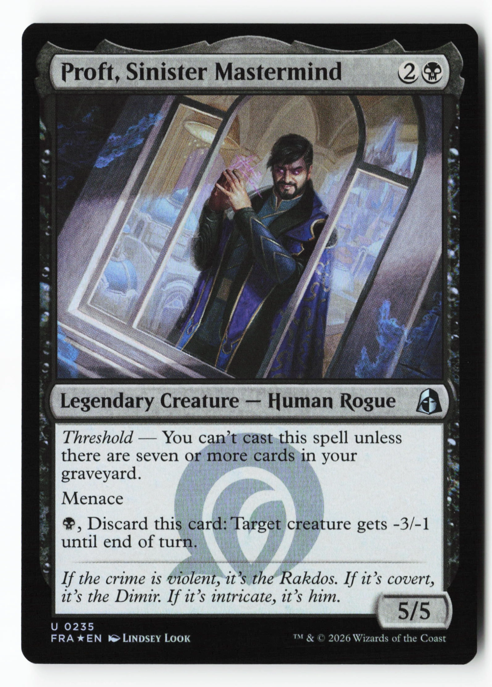 Proft, Sinister Mastermind (FRA 235) — Voorkant