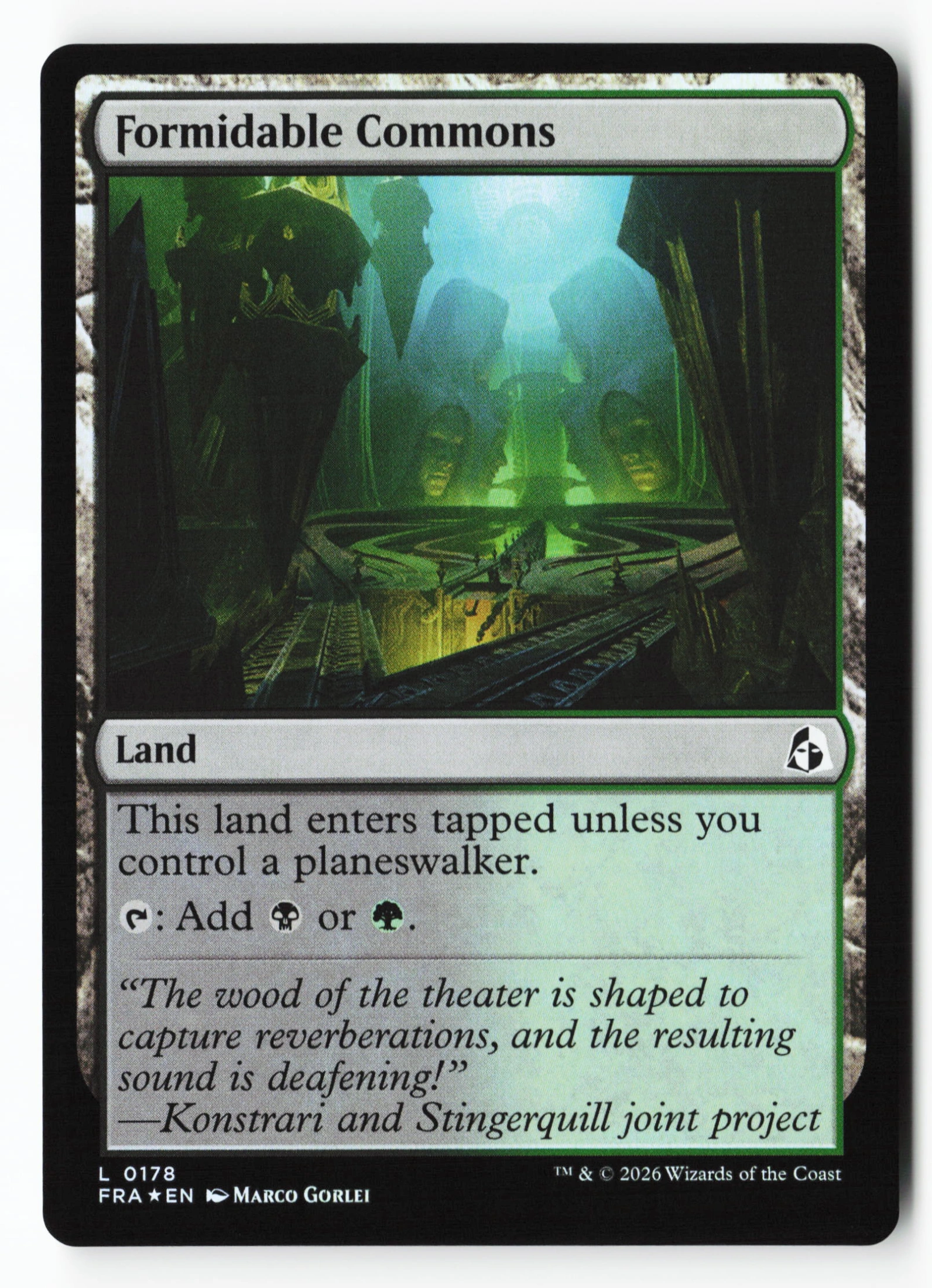 Formidable Commons (FRA 178) — Voorkant