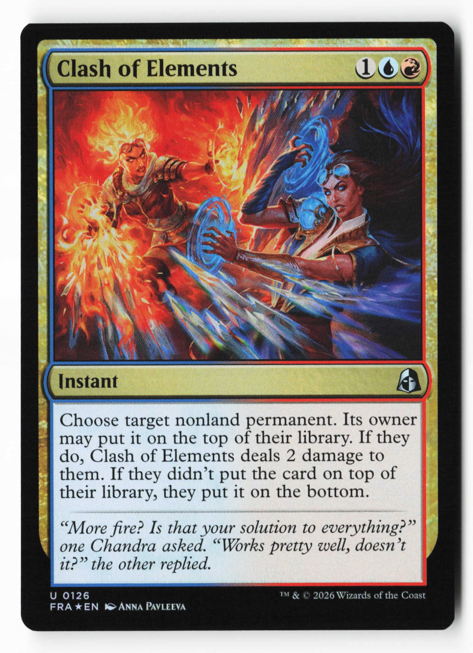 Clash of Elements (FRA 126) — Voorkant