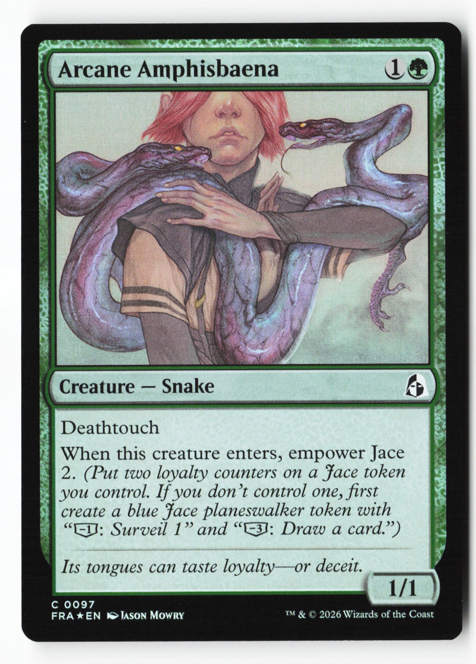 Arcane Amphisbaena (FRA 097) — Voorkant