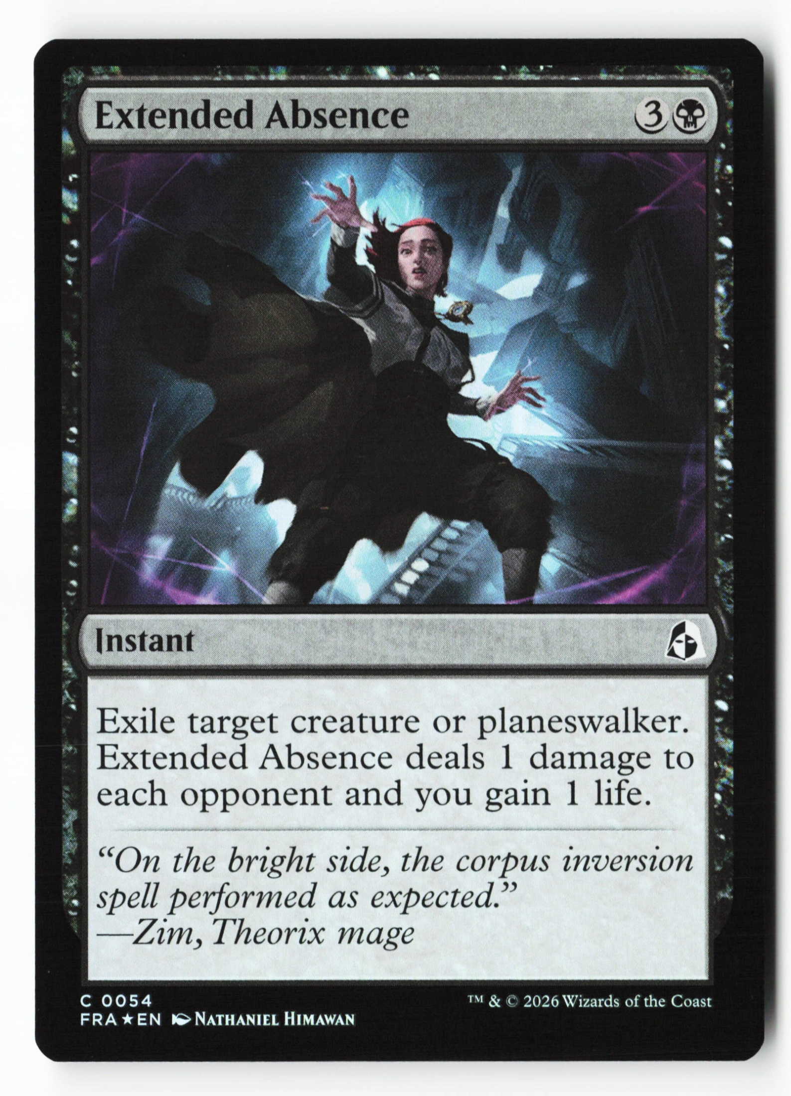 Extended Absence (FRA 054) — Voorkant