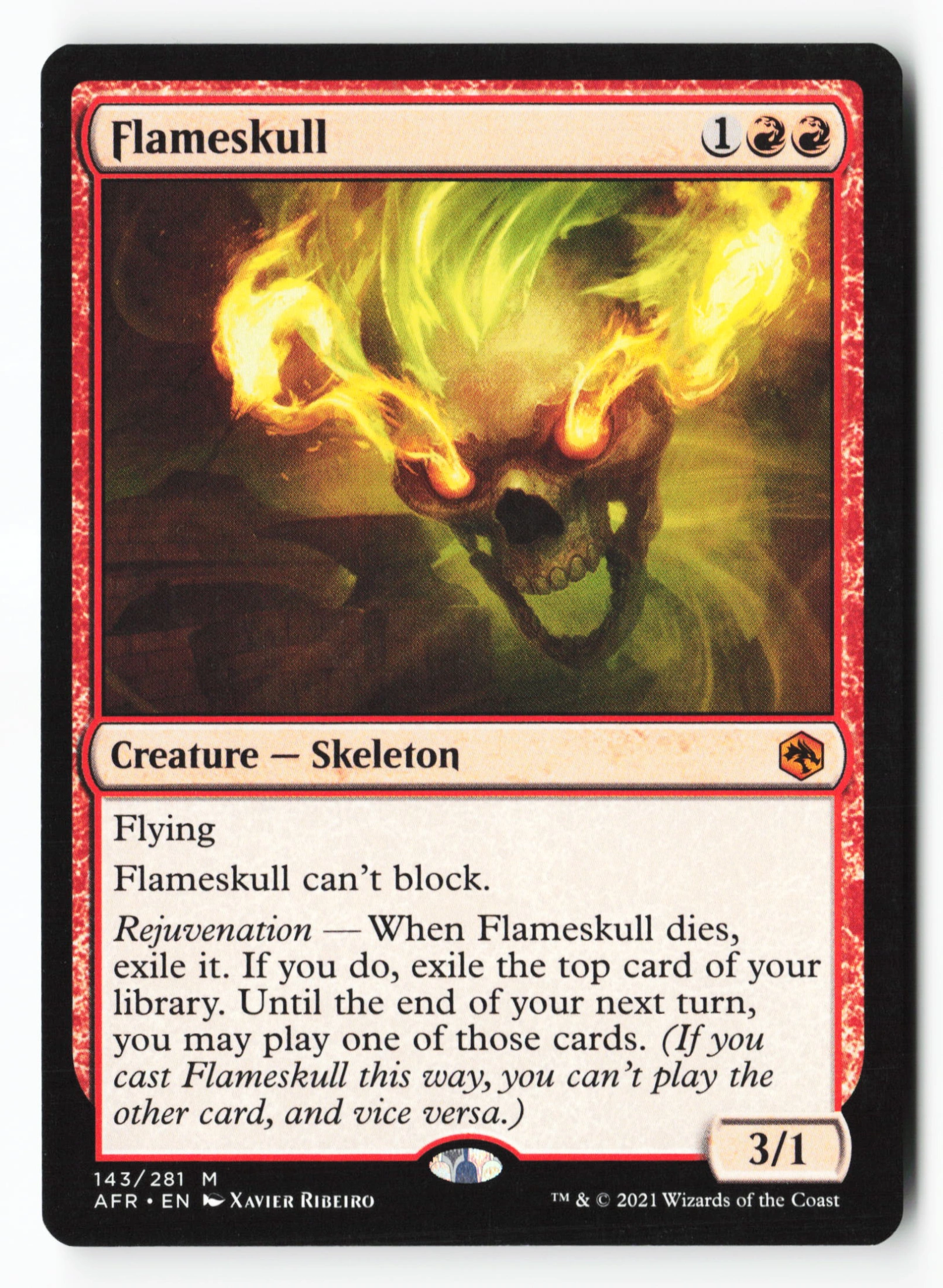 Flameskull (AFR 143) — Voorkant
