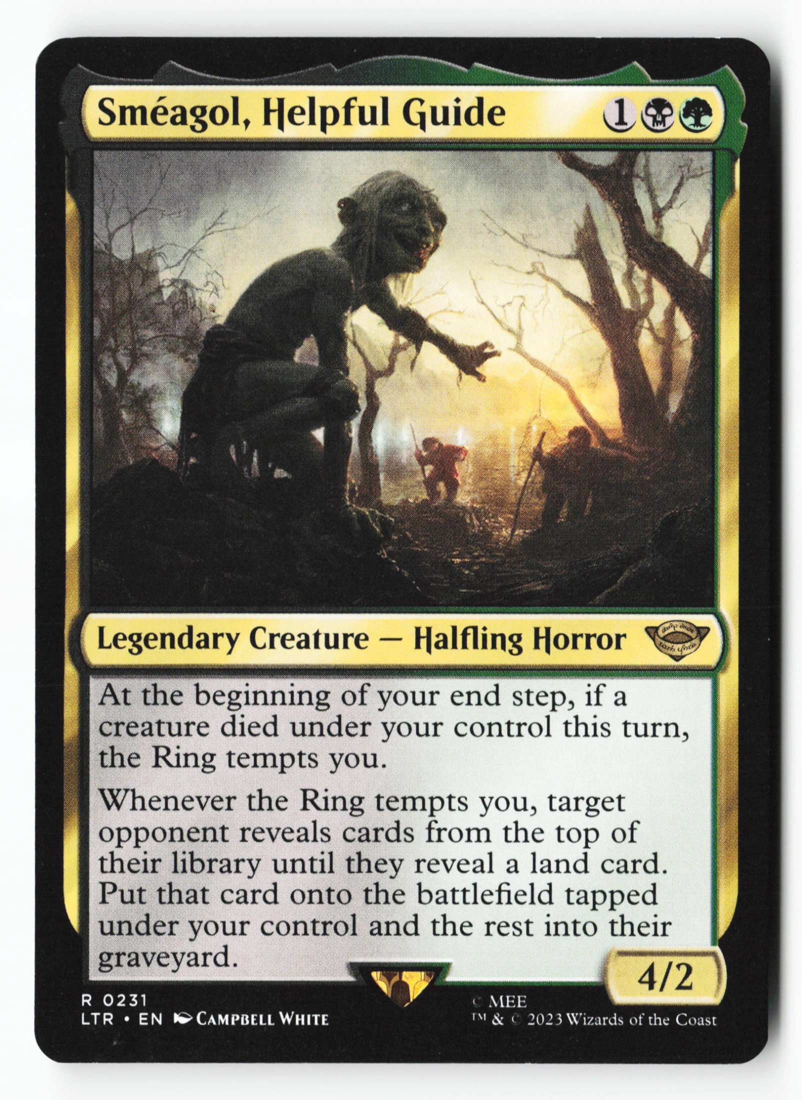 Sméagol, Helpful Guide (LTR 231) — Voorkant
