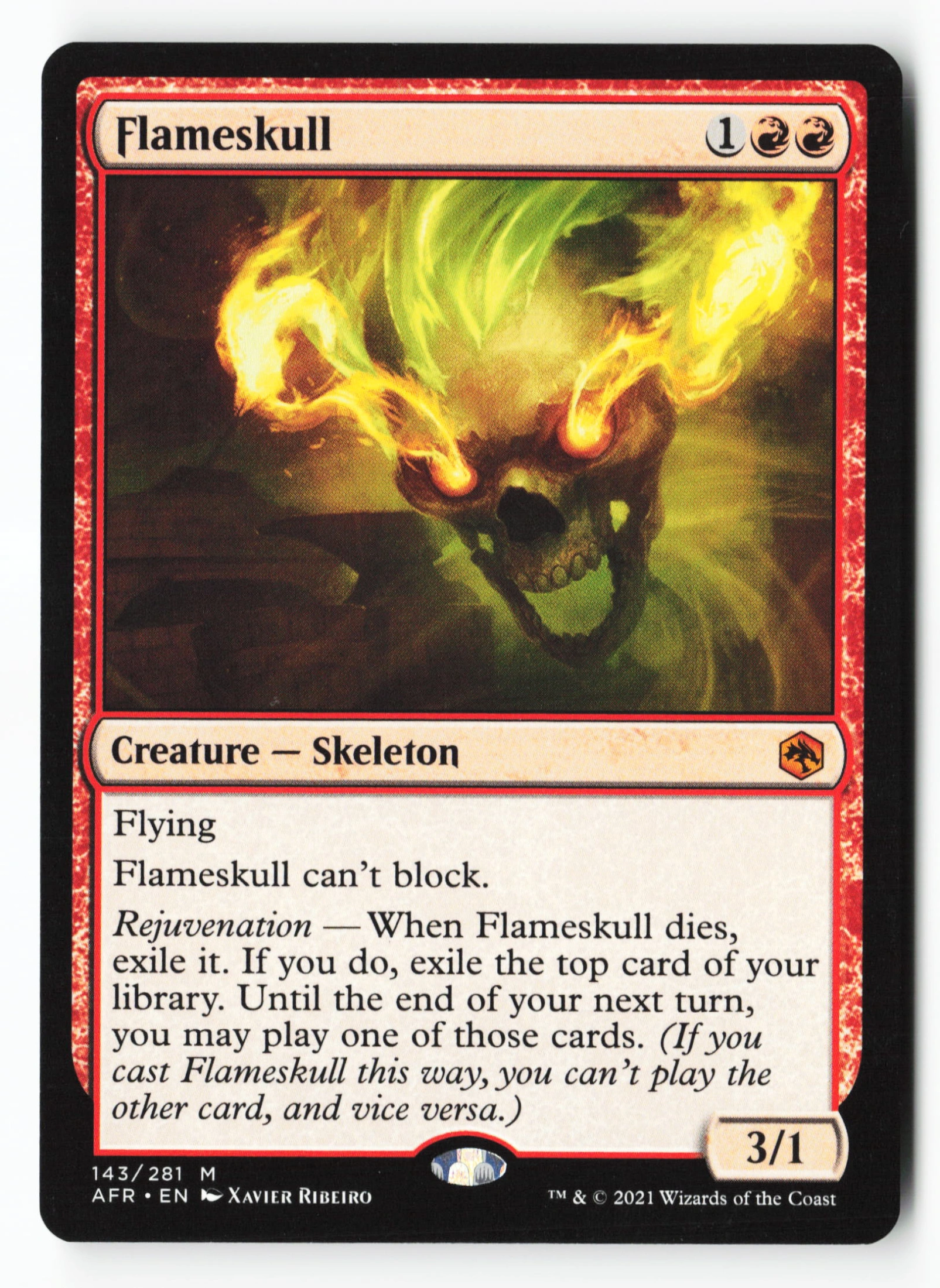 Flameskull (AFR 143) — Voorkant