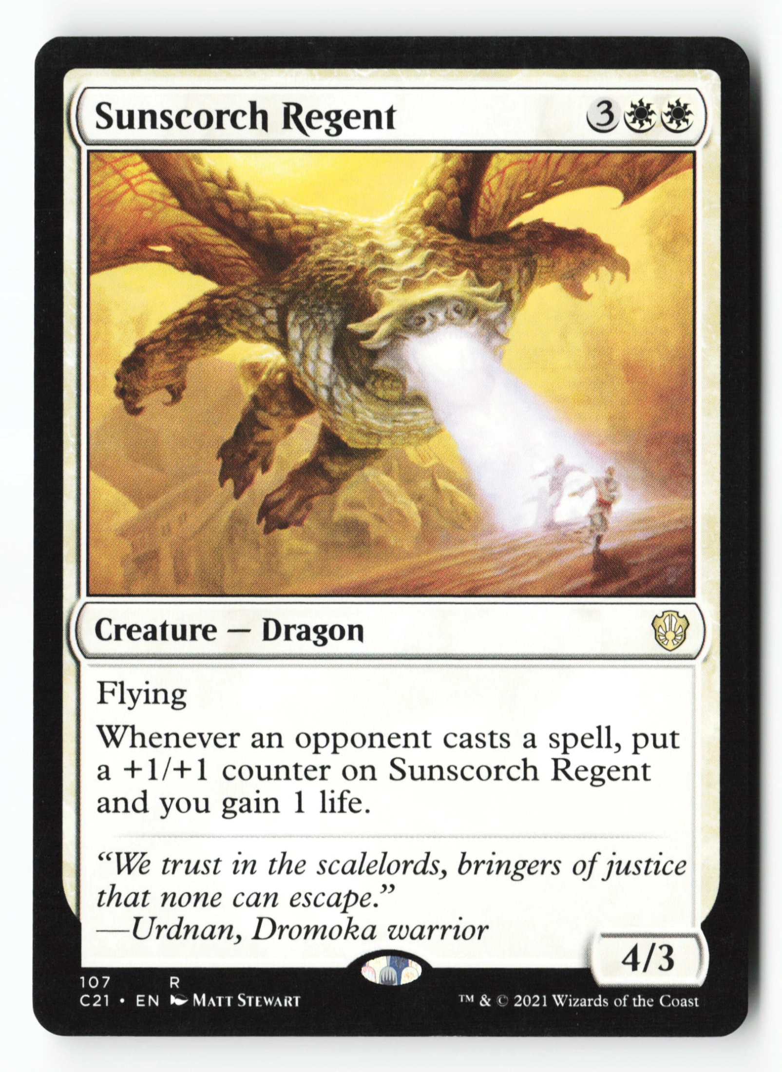 Sunscorch Regent (C21 107) — Voorkant