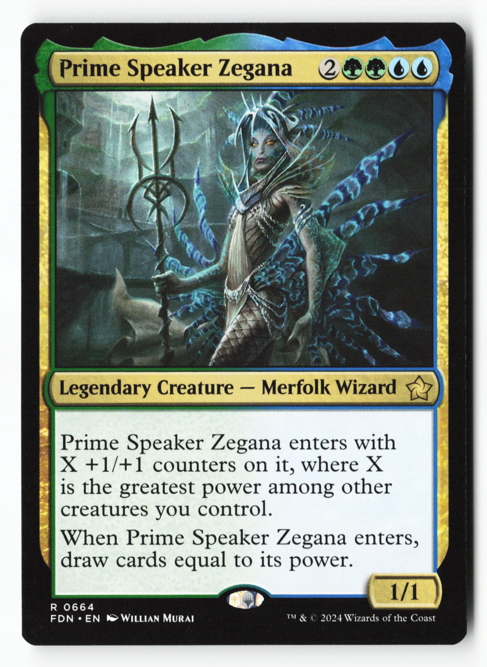 Prime Speaker Zegana (FDN 664) — Voorkant