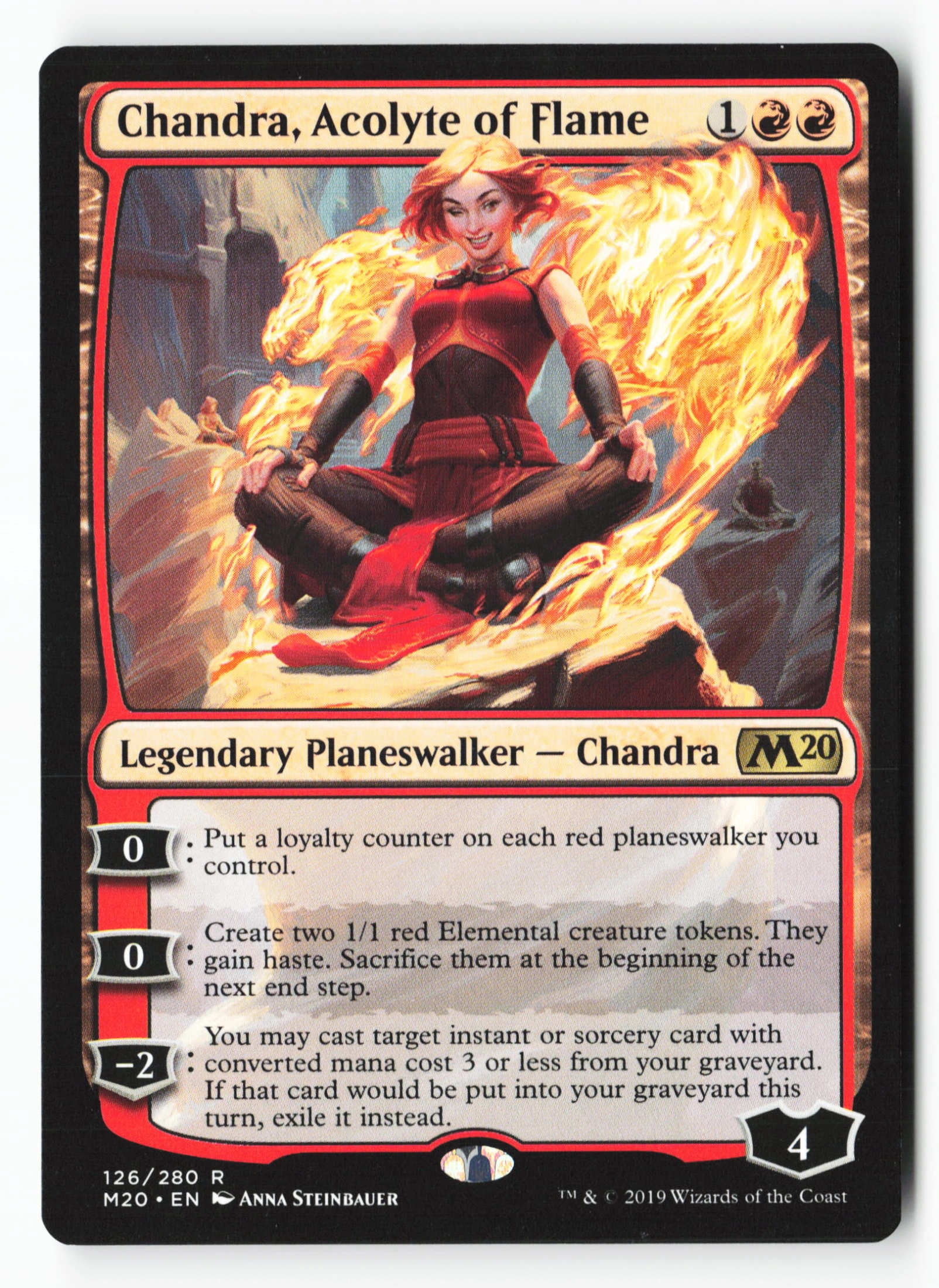Chandra, Acolyte of Flame (M20 126) — Voorkant