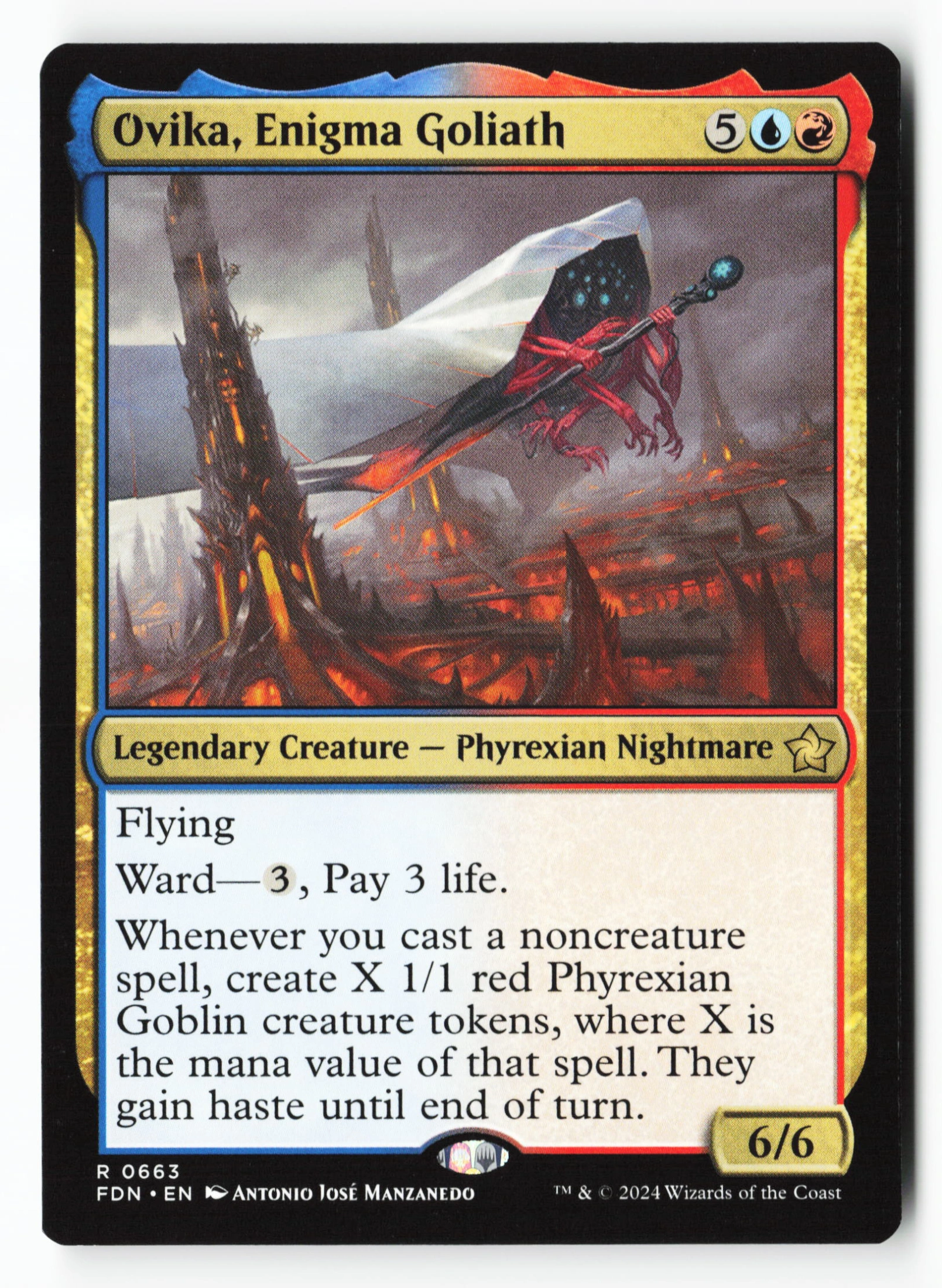 Ovika, Enigma Goliath (FDN 663) — Voorkant