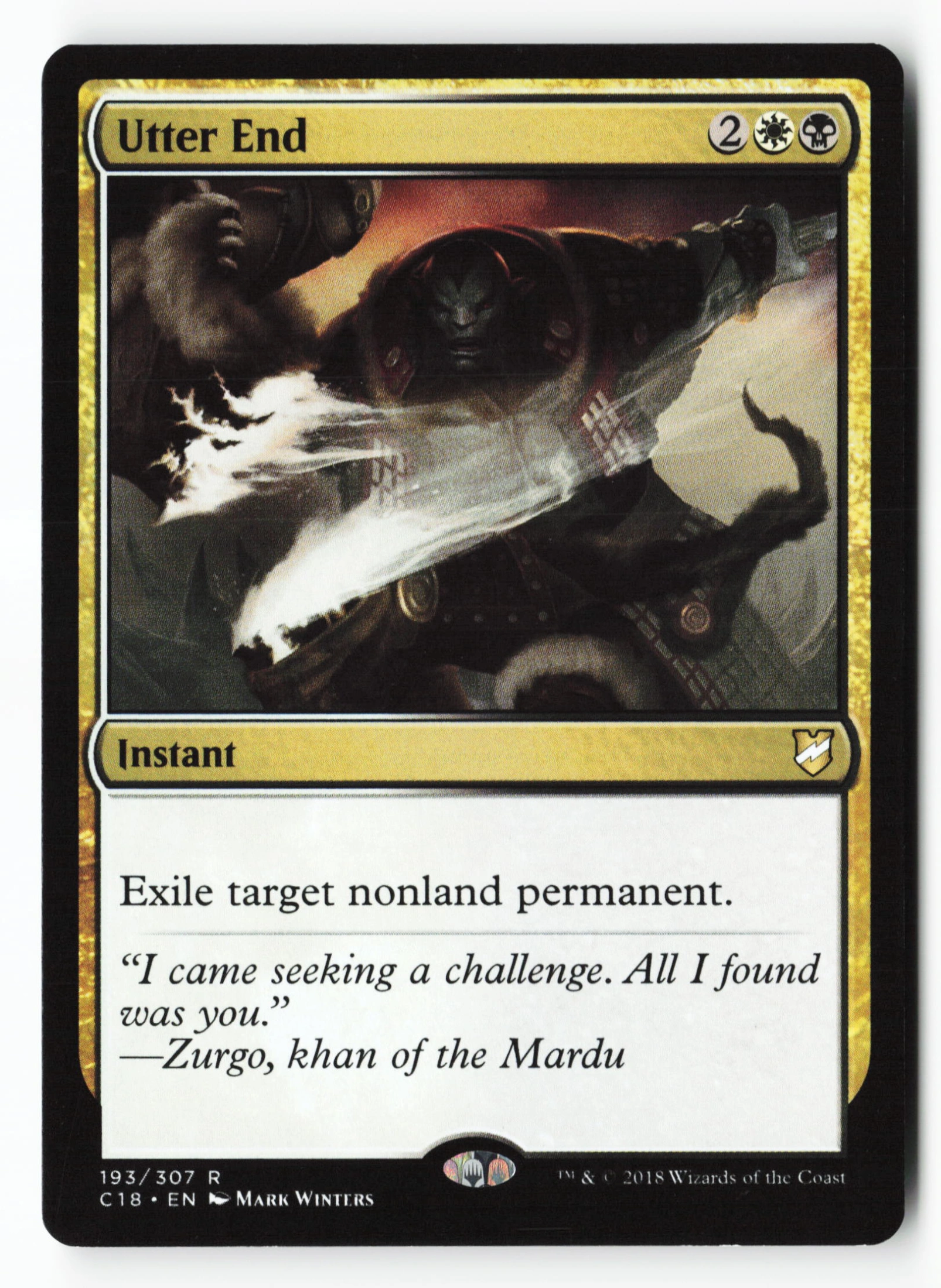 Utter End (C18 193) — Voorkant