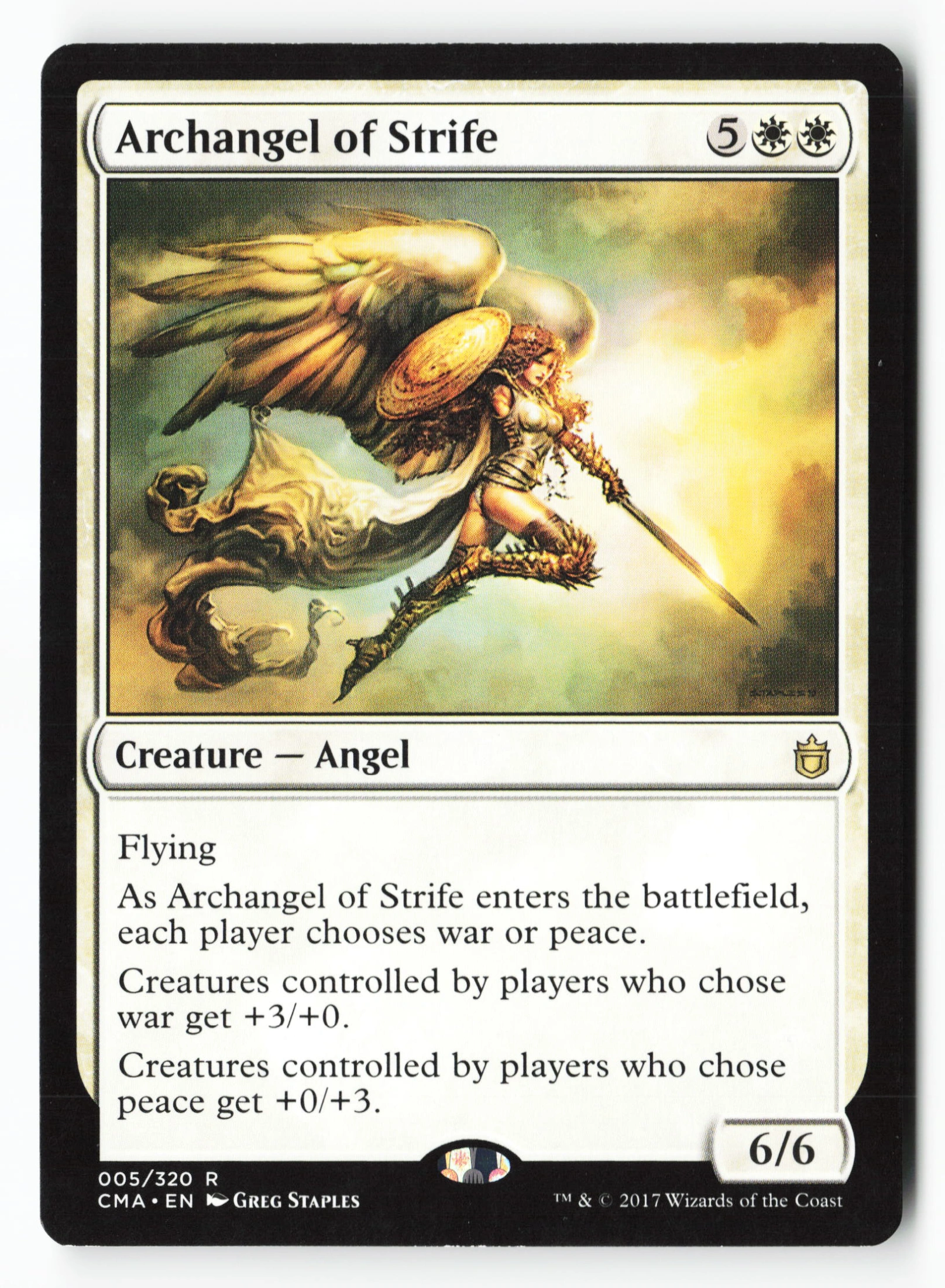 Archangel of Strife (CMA 005) — Voorkant