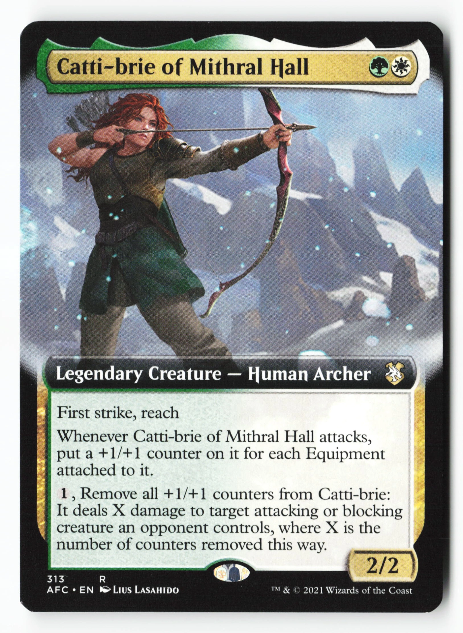 Catti-brie of Mithral Hall (AFC 313) — Voorkant