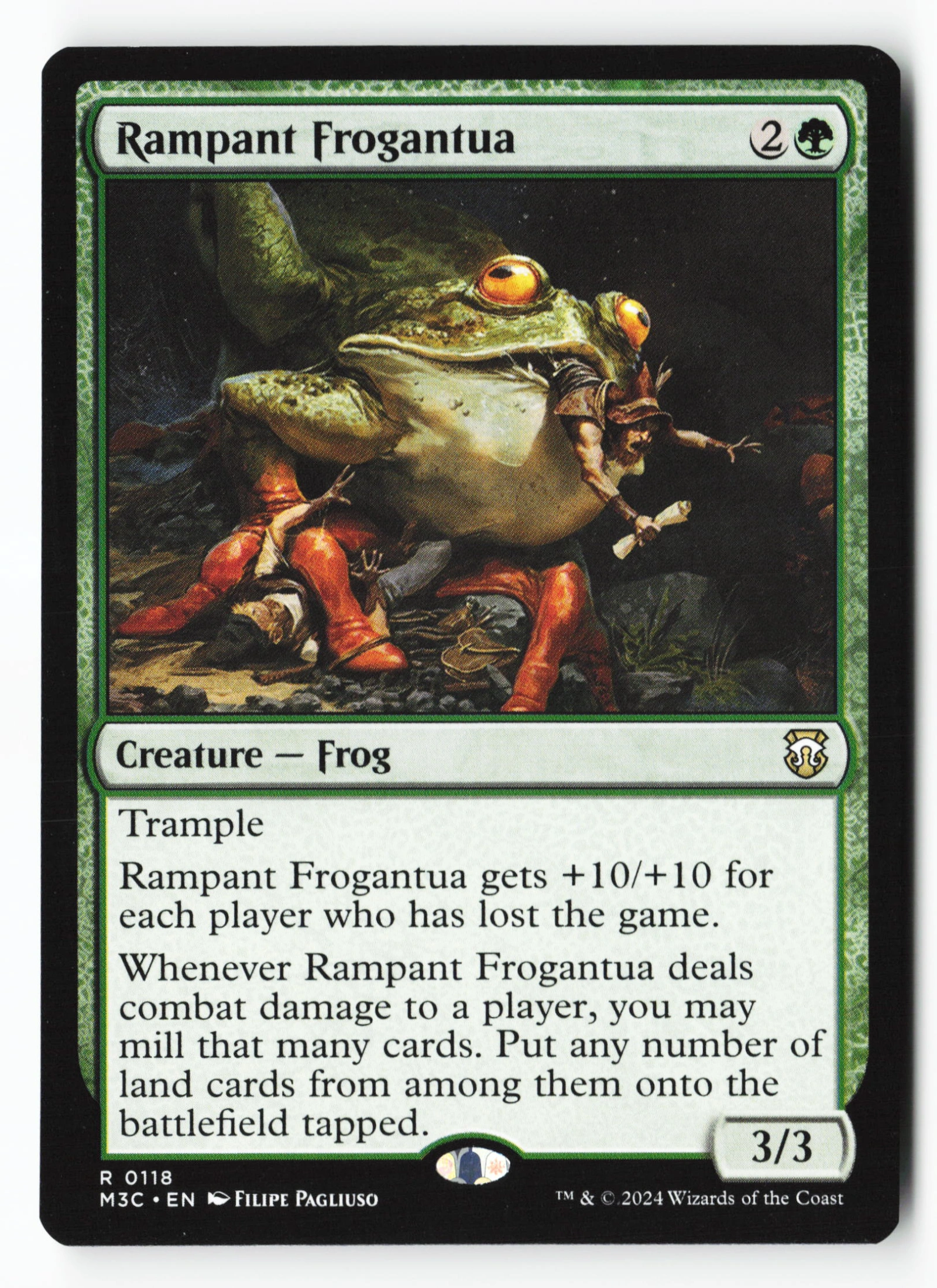 Rampant Frogantua (M3C 118) — Voorkant