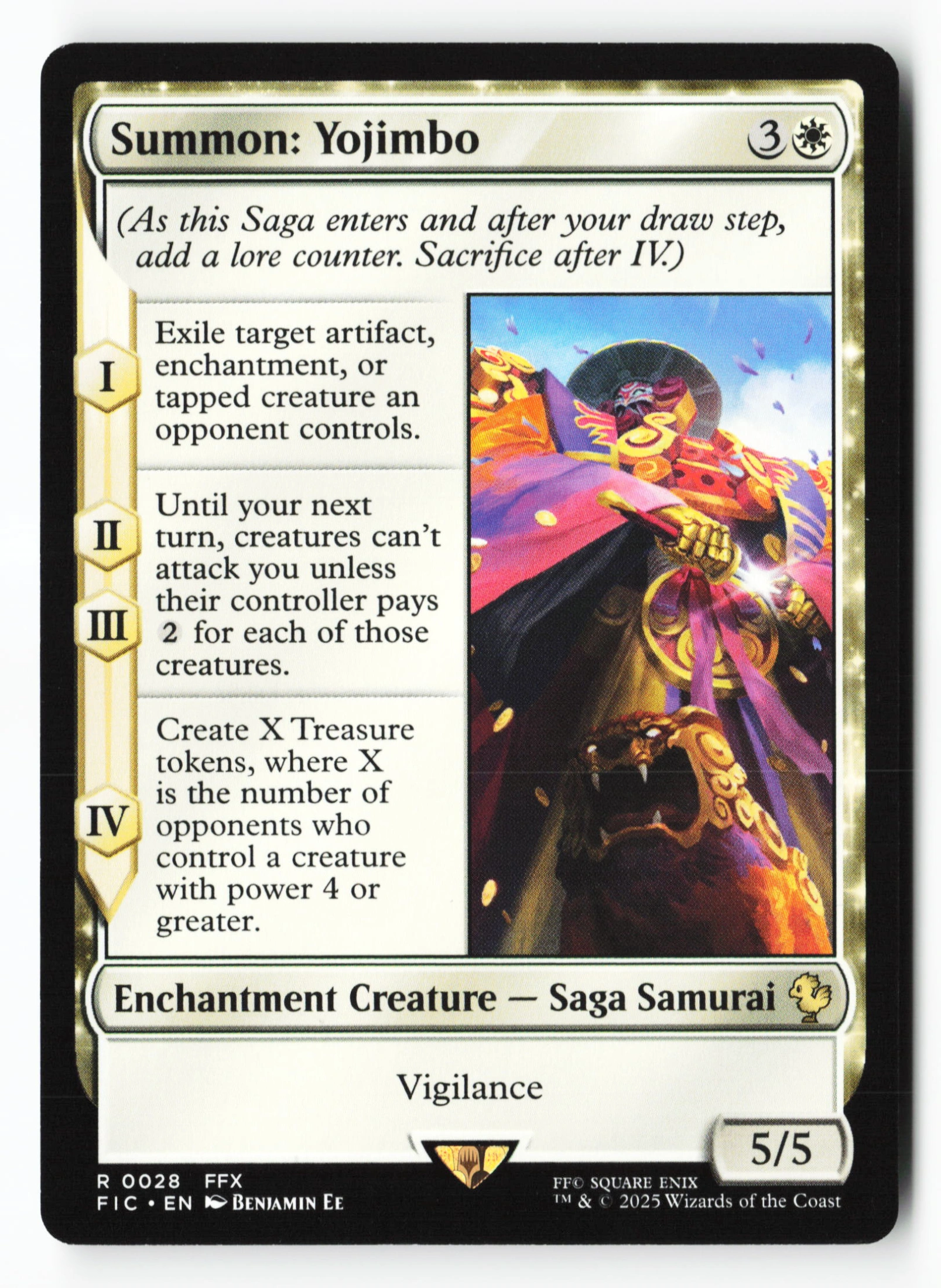 Summon: Yojimbo (FIC 028) — Voorkant