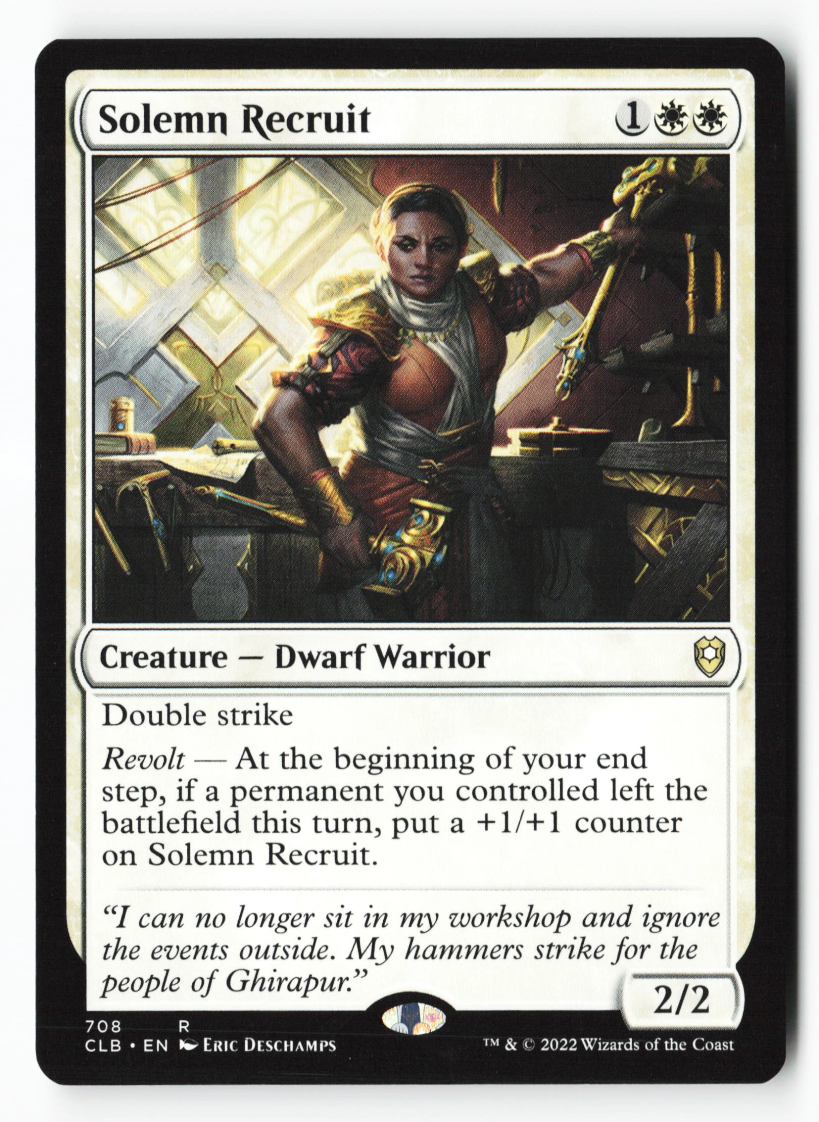 Solemn Recruit (CLB 708) — Voorkant