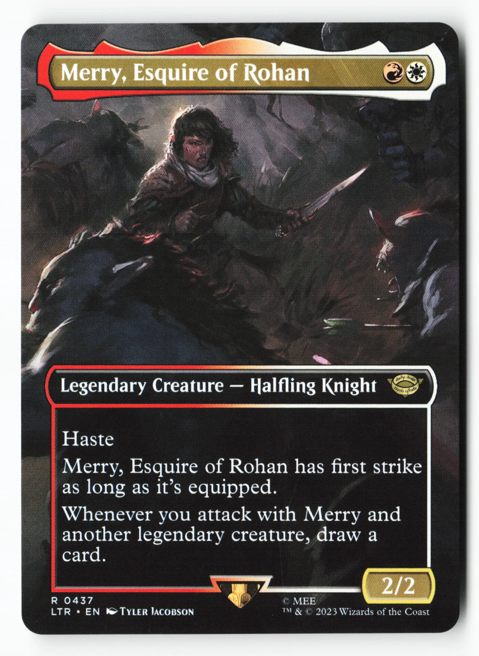 Merry, Esquire of Rohan (LTR 437) — Voorkant