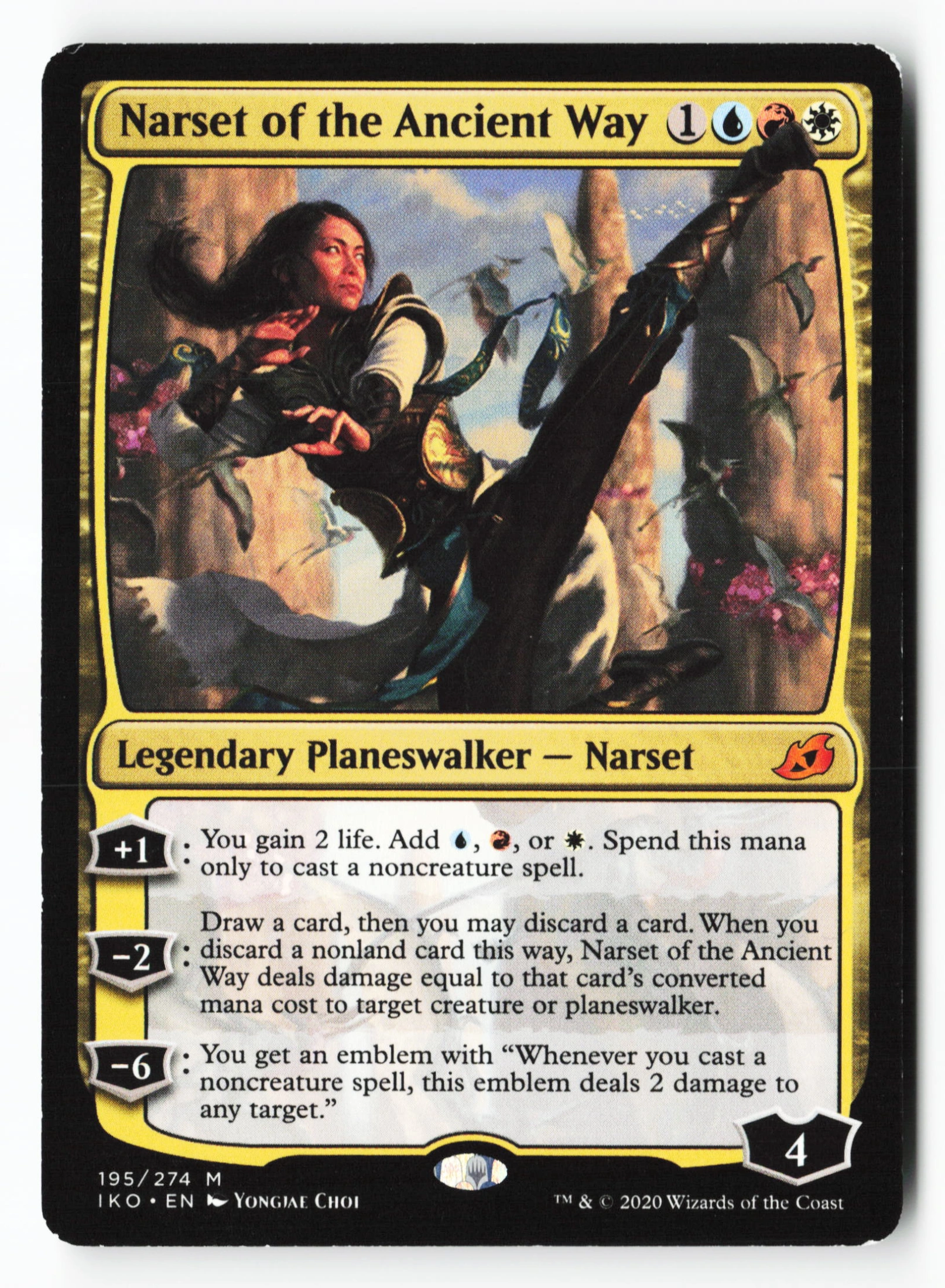 Narset of the Ancient Way (IKO 195) — Voorkant