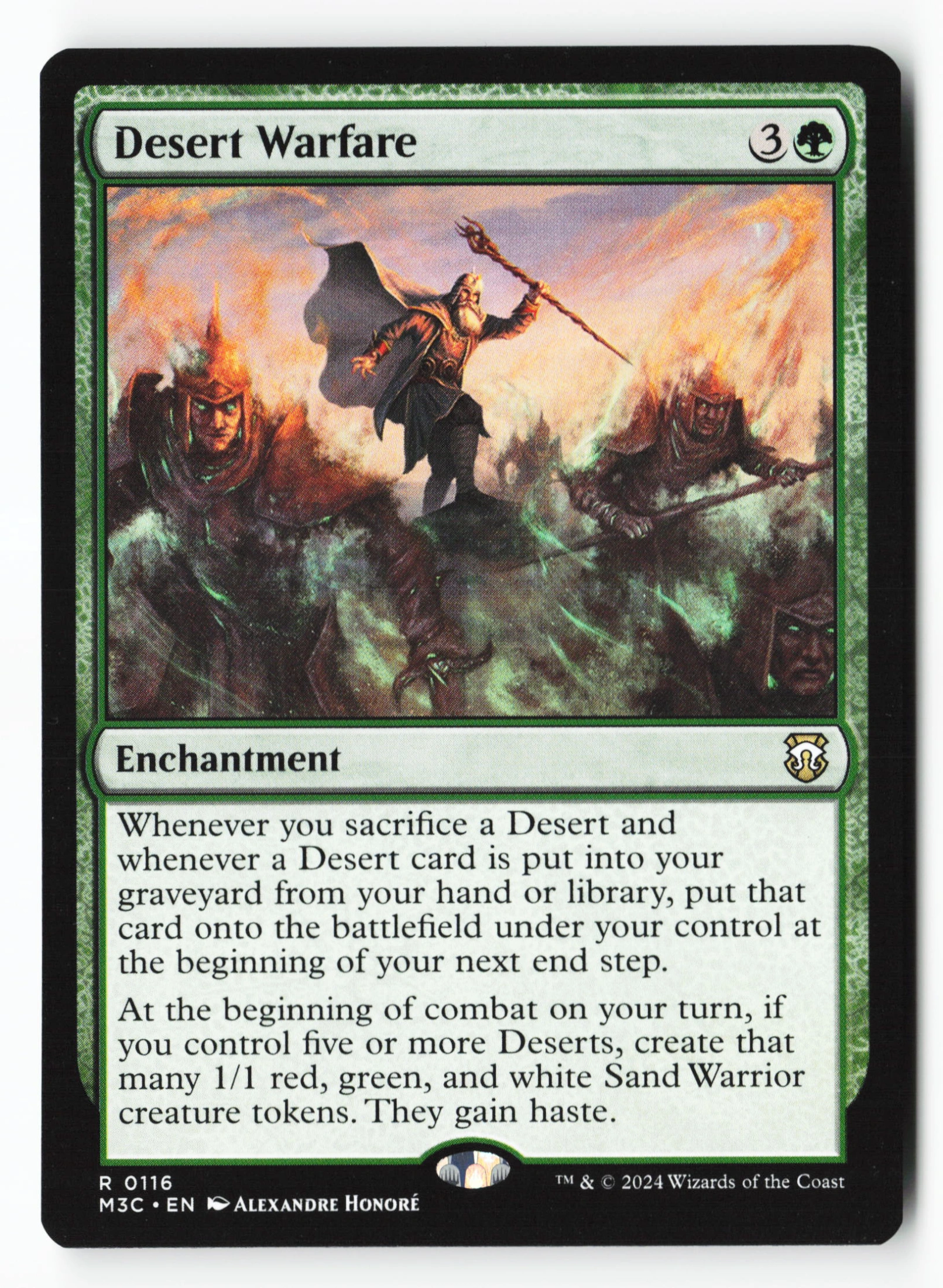 Desert Warfare (M3C 116) — Voorkant