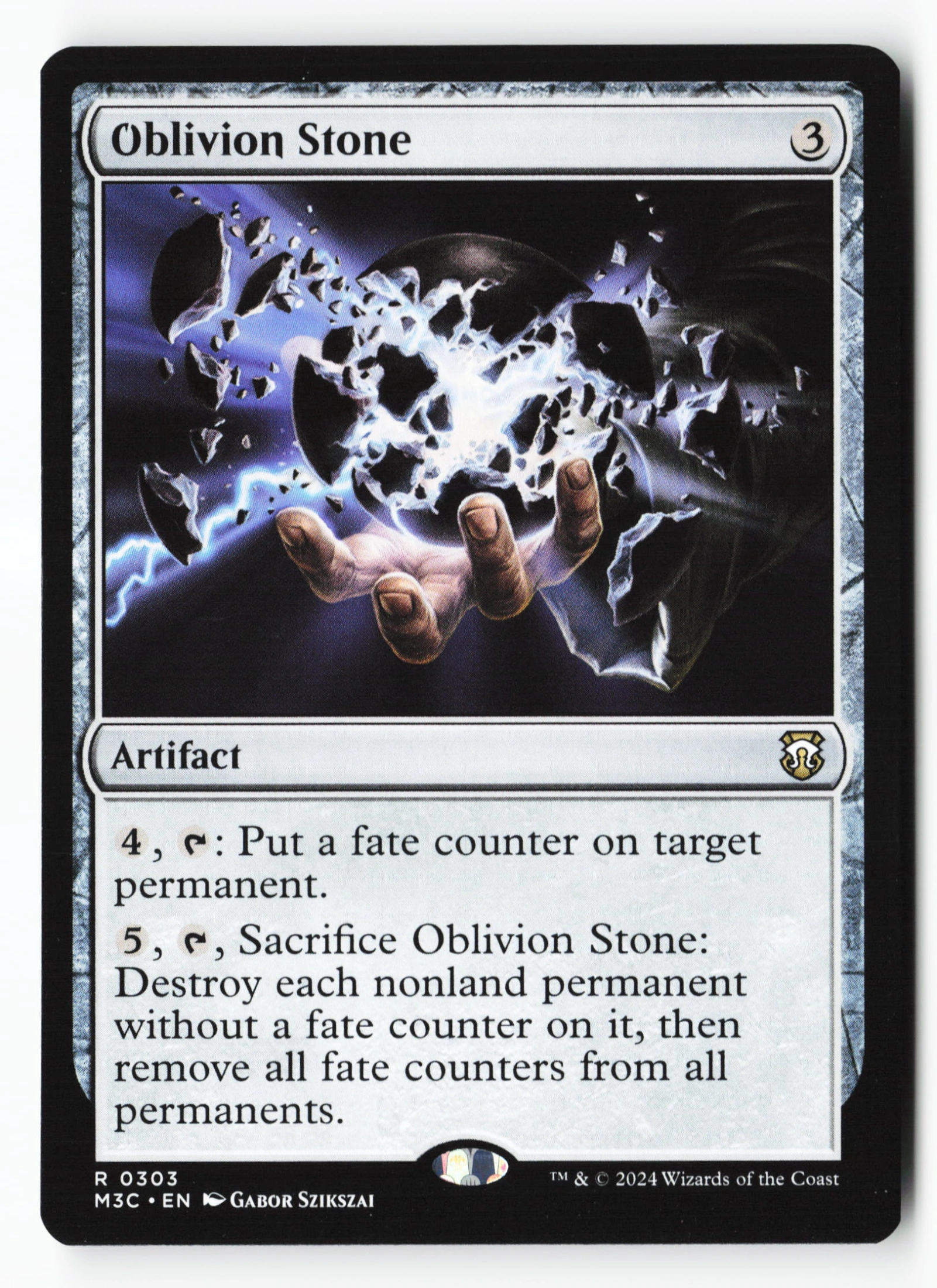 Oblivion Stone (M3C 303) — Voorkant