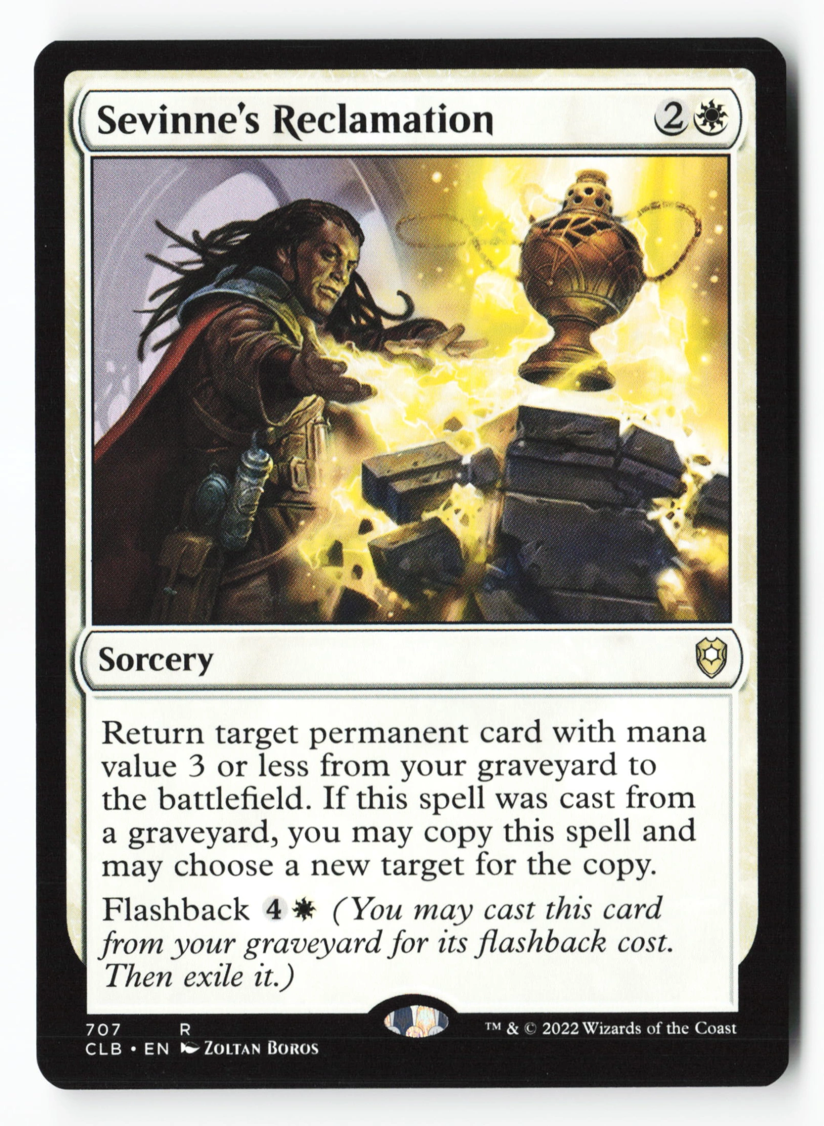 Sevinne's Reclamation (CLB 707) — Voorkant
