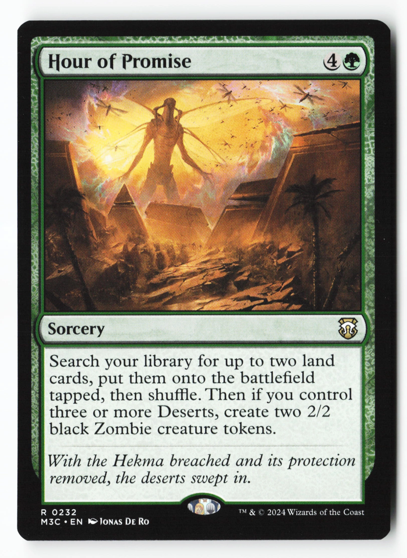 Hour of Promise (M3C 232) — Voorkant