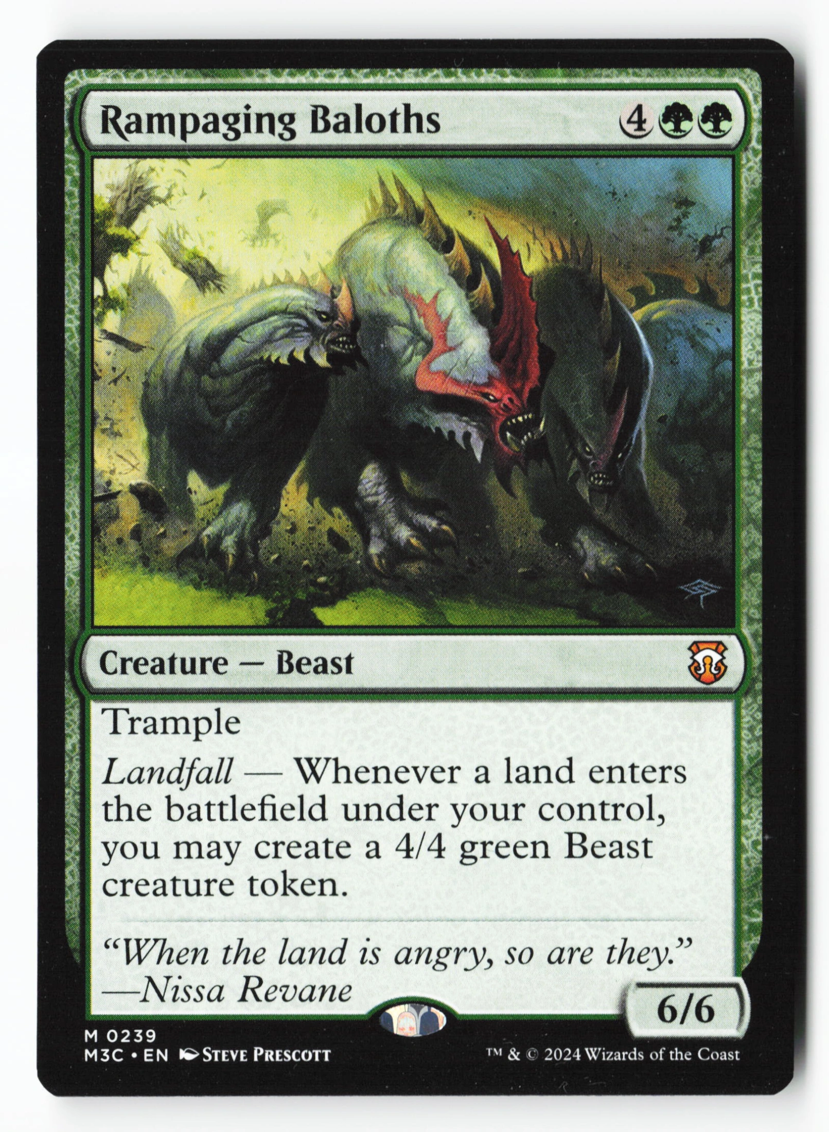 Rampaging Baloths (M3C 239) — Voorkant