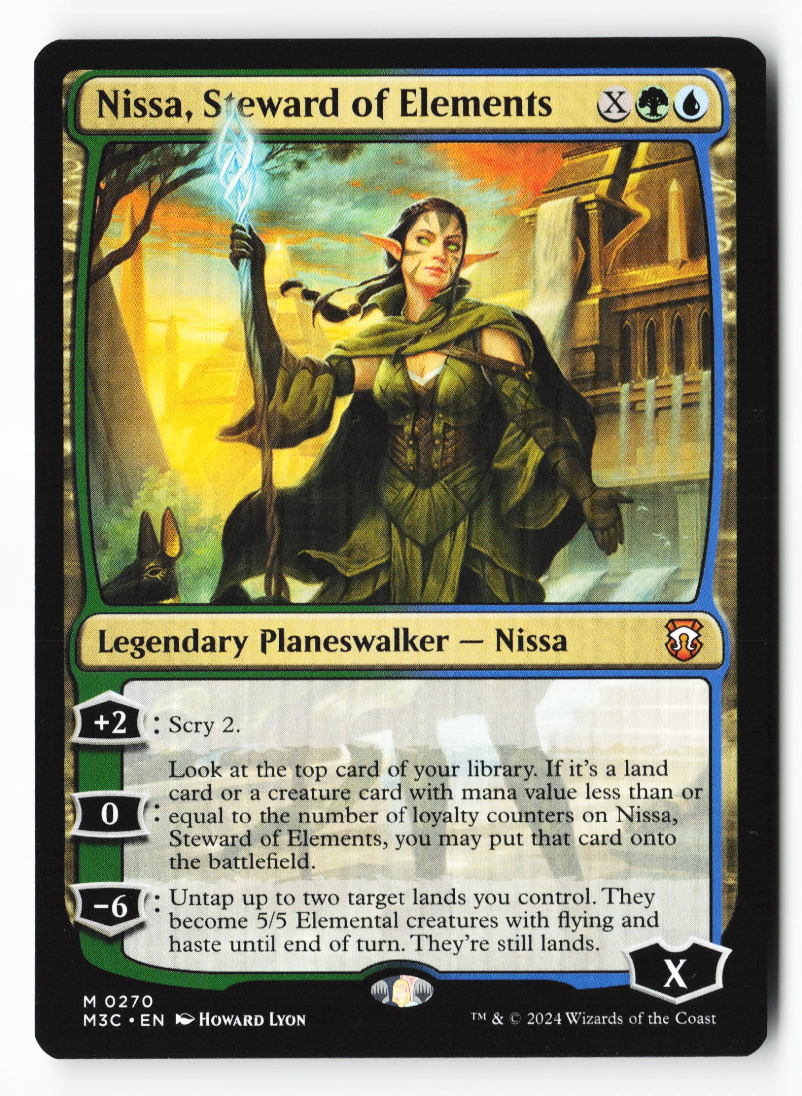 Nissa, Steward of Elements (M3C 270) — Voorkant