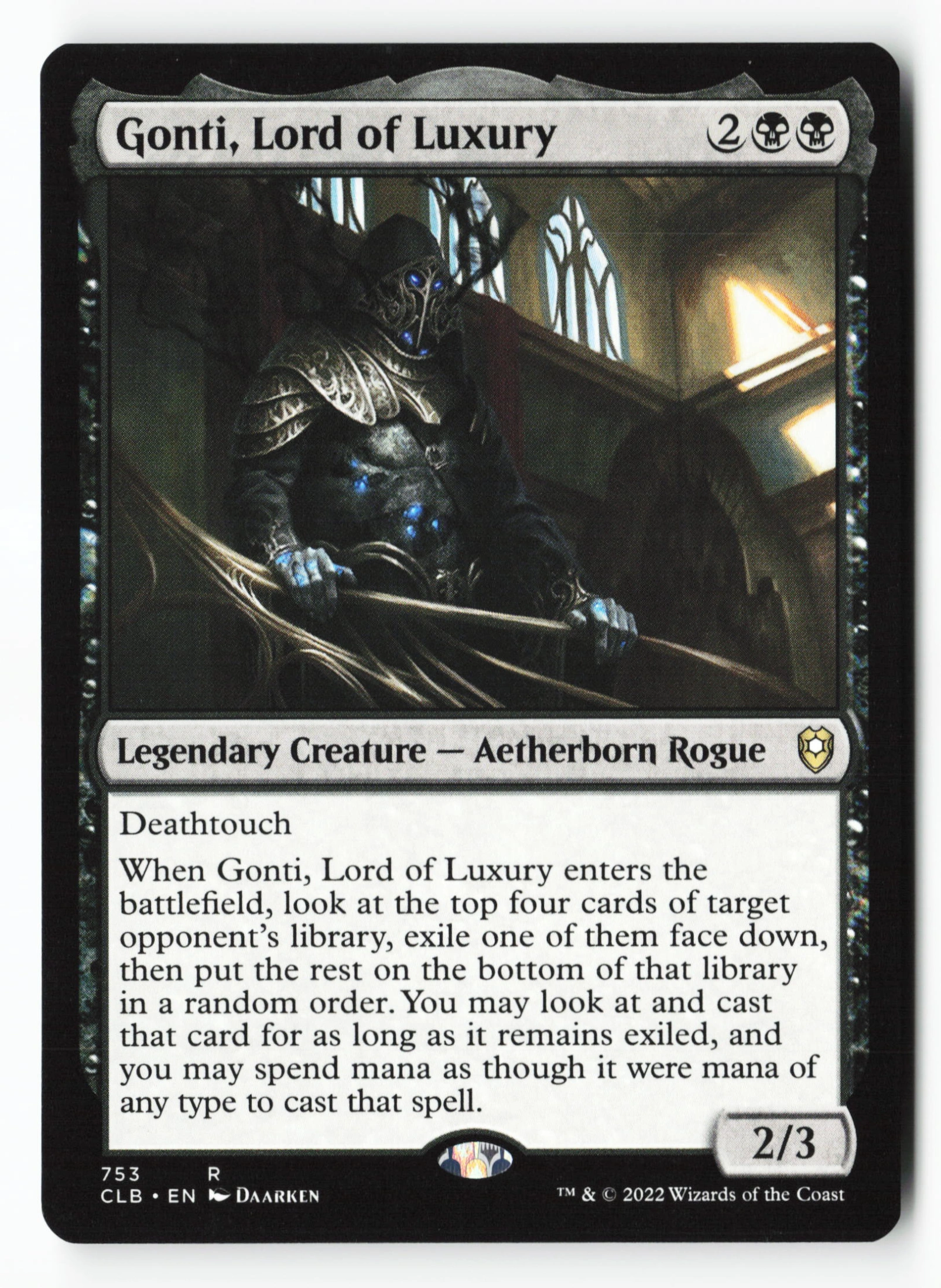 Gonti, Lord of Luxury (CLB 753) — Voorkant