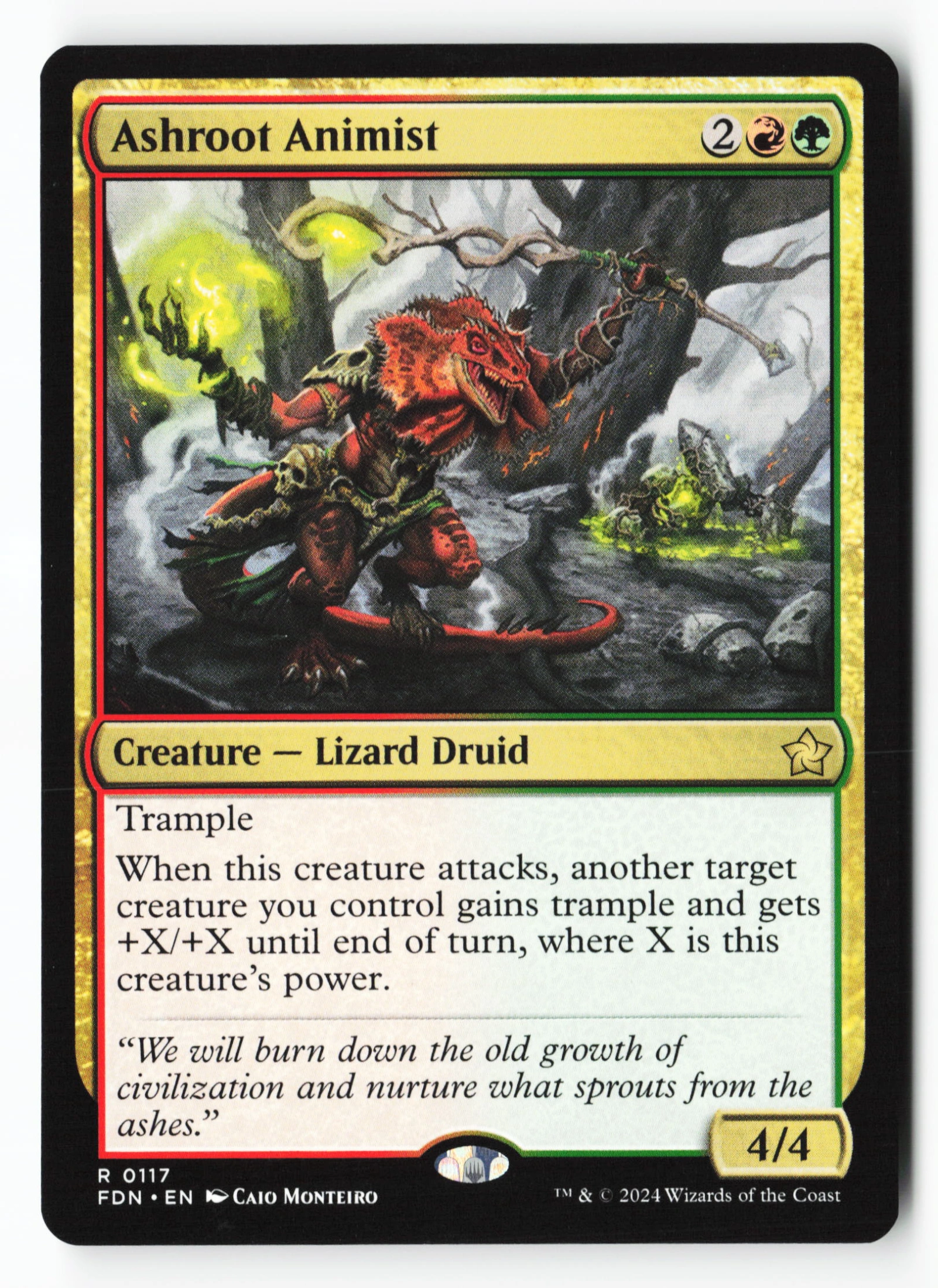 Ashroot Animist (FDN 117) — Voorkant