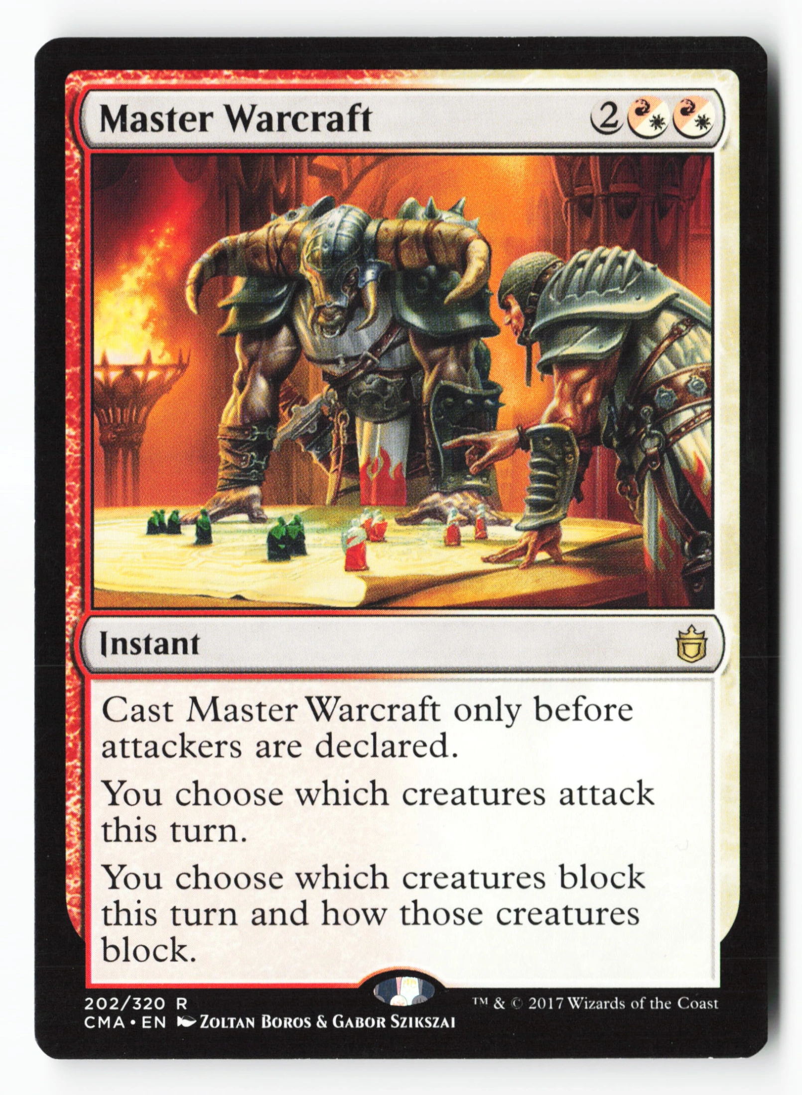 Master Warcraft (CMA 202) — Voorkant