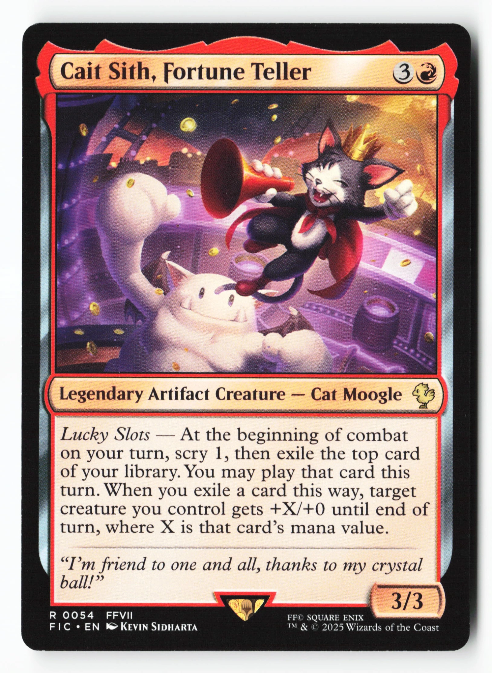 Cait Sith, Fortune Teller (FIC 054) — Voorkant