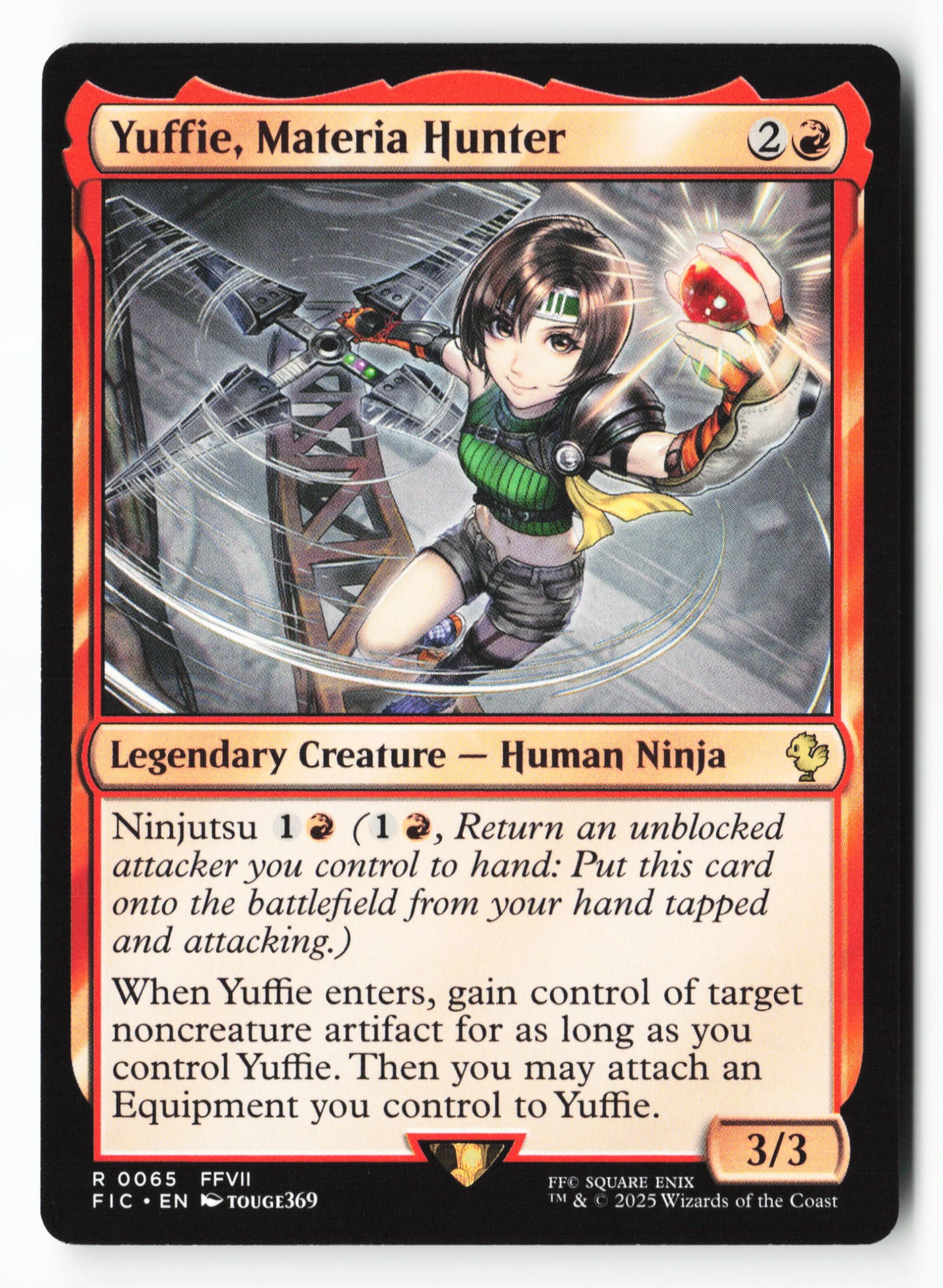 Yuffie, Materia Hunter (FIC 065) — Voorkant