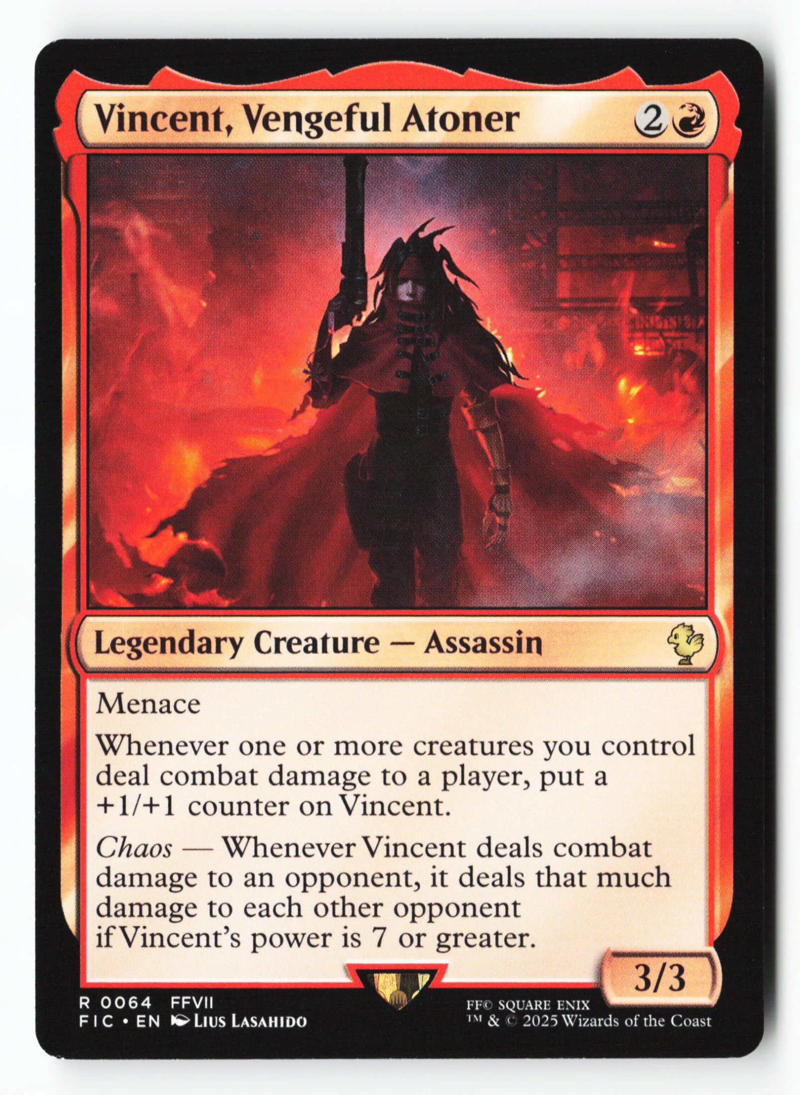 Vincent, Vengeful Atoner (FIC 064) — Voorkant