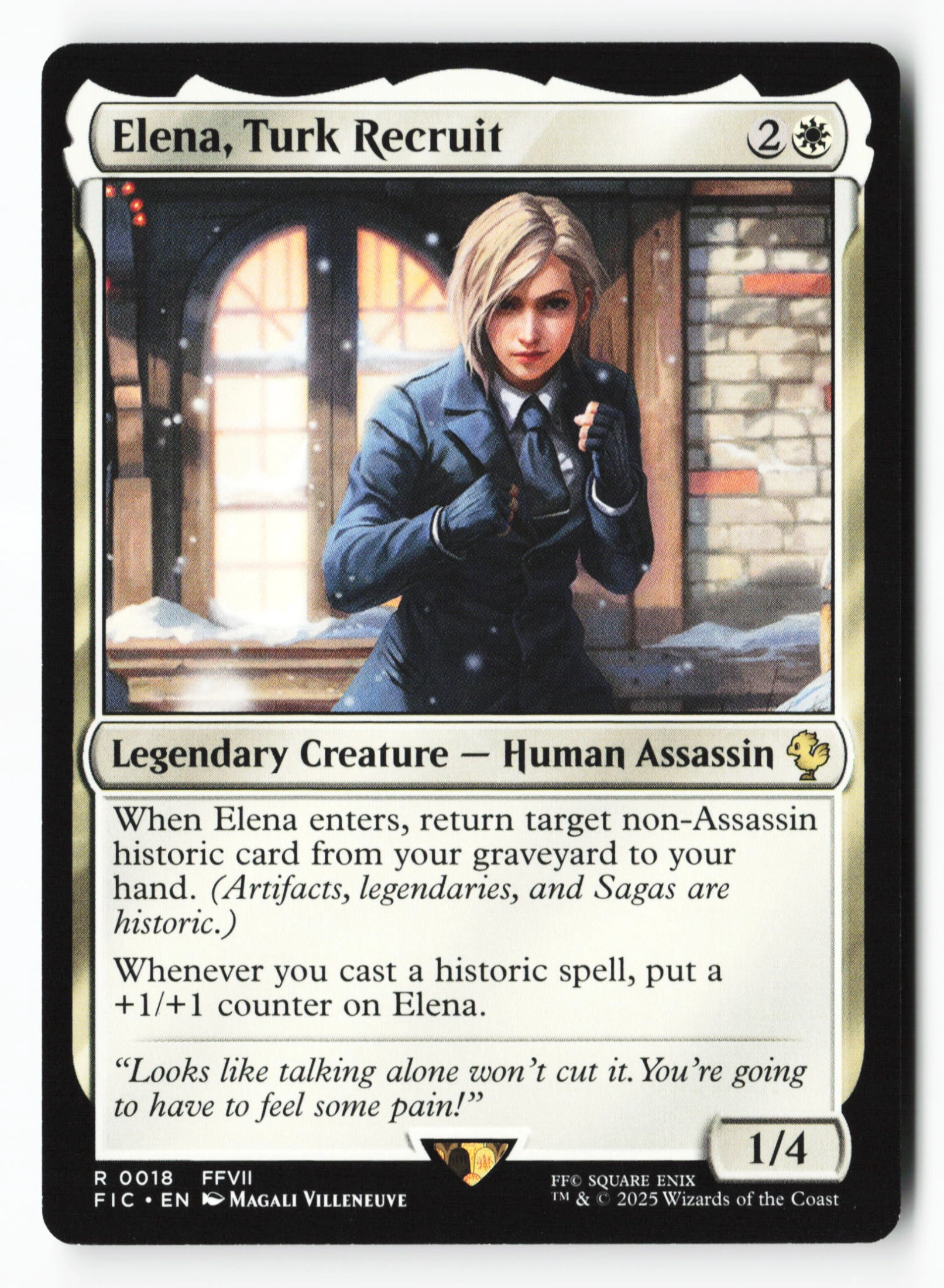 Elena, Turk Recruit (FIC 018) — Voorkant