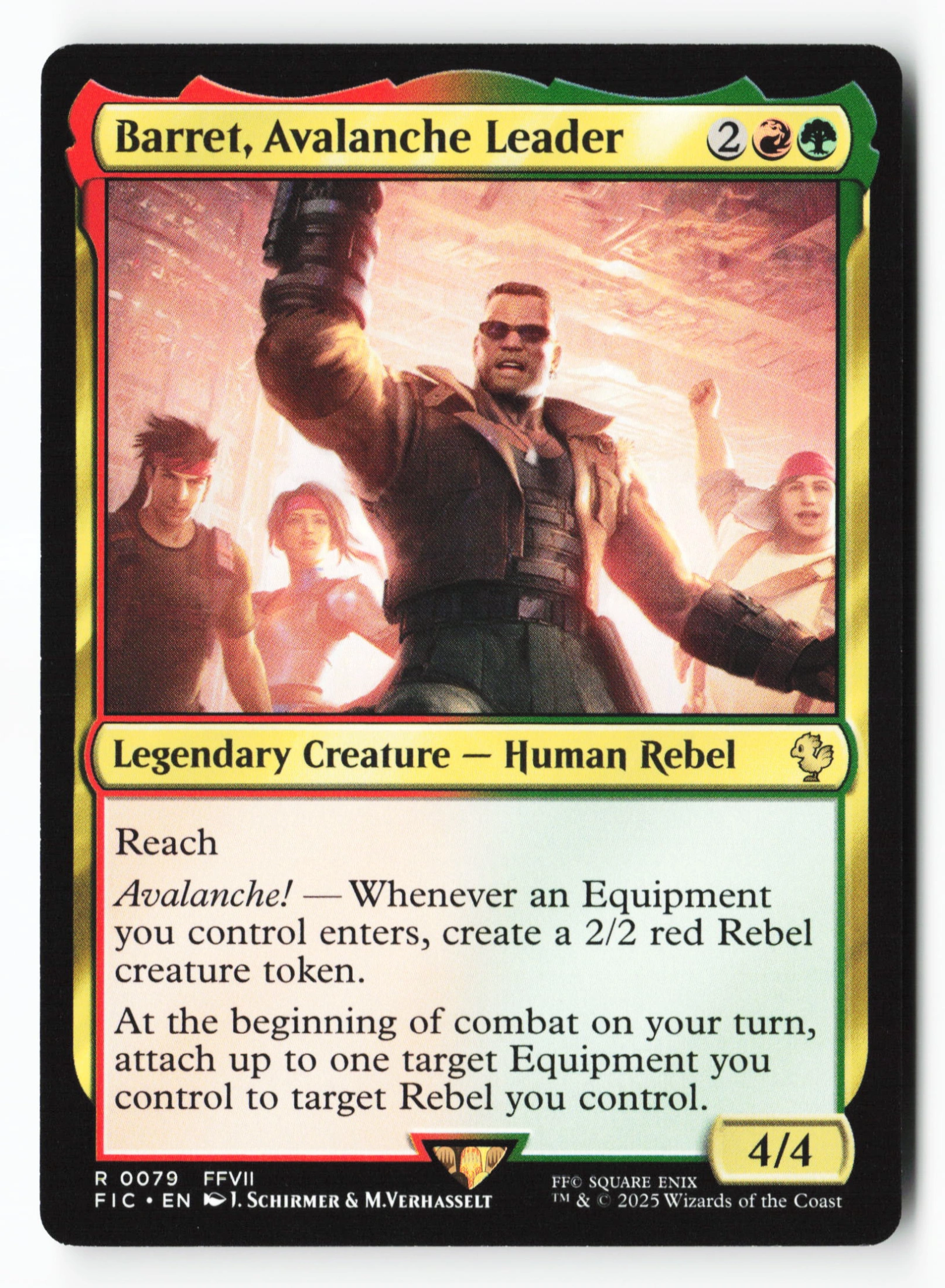 Barret, Avalanche Leader (FIC 079) — Voorkant
