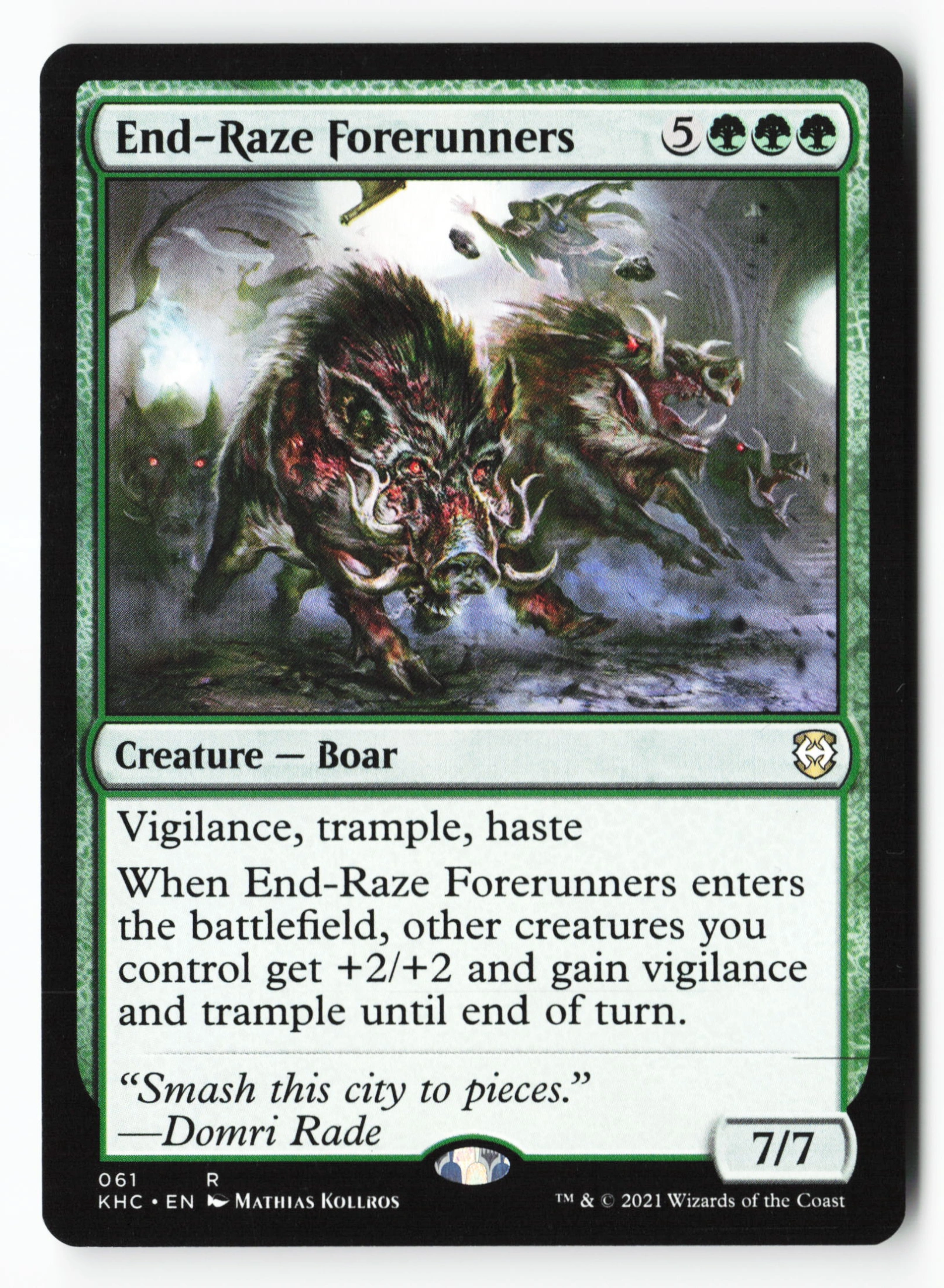 End-Raze Forerunners (KHC 061) — Voorkant